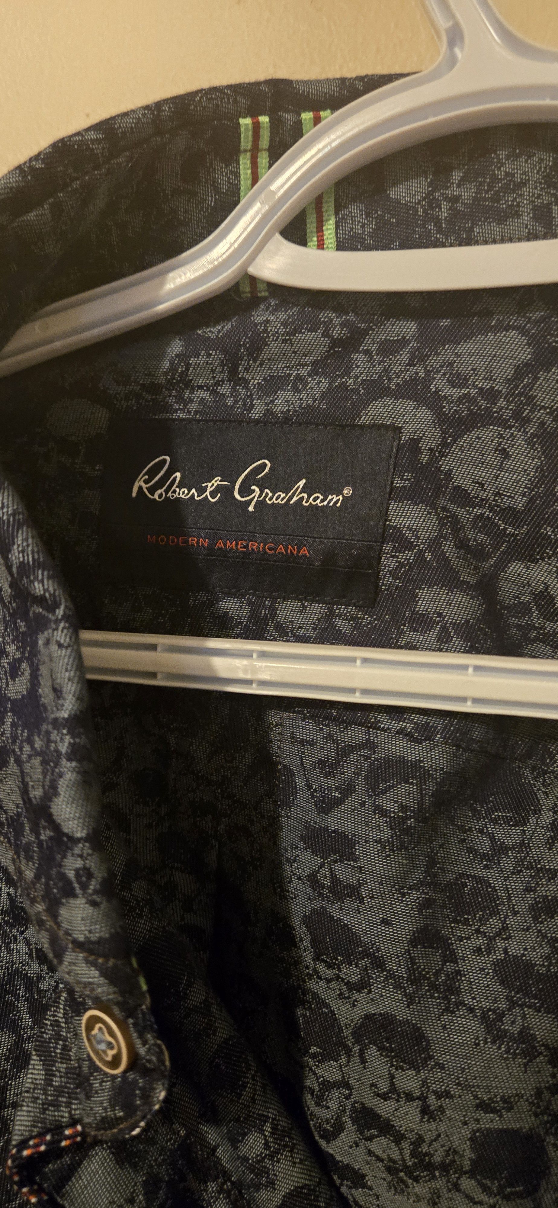 Robert Graham Robert graham skull print nwt long sleve shirt Size US M / EU 48-50 / 2 - 3 Thumbnail