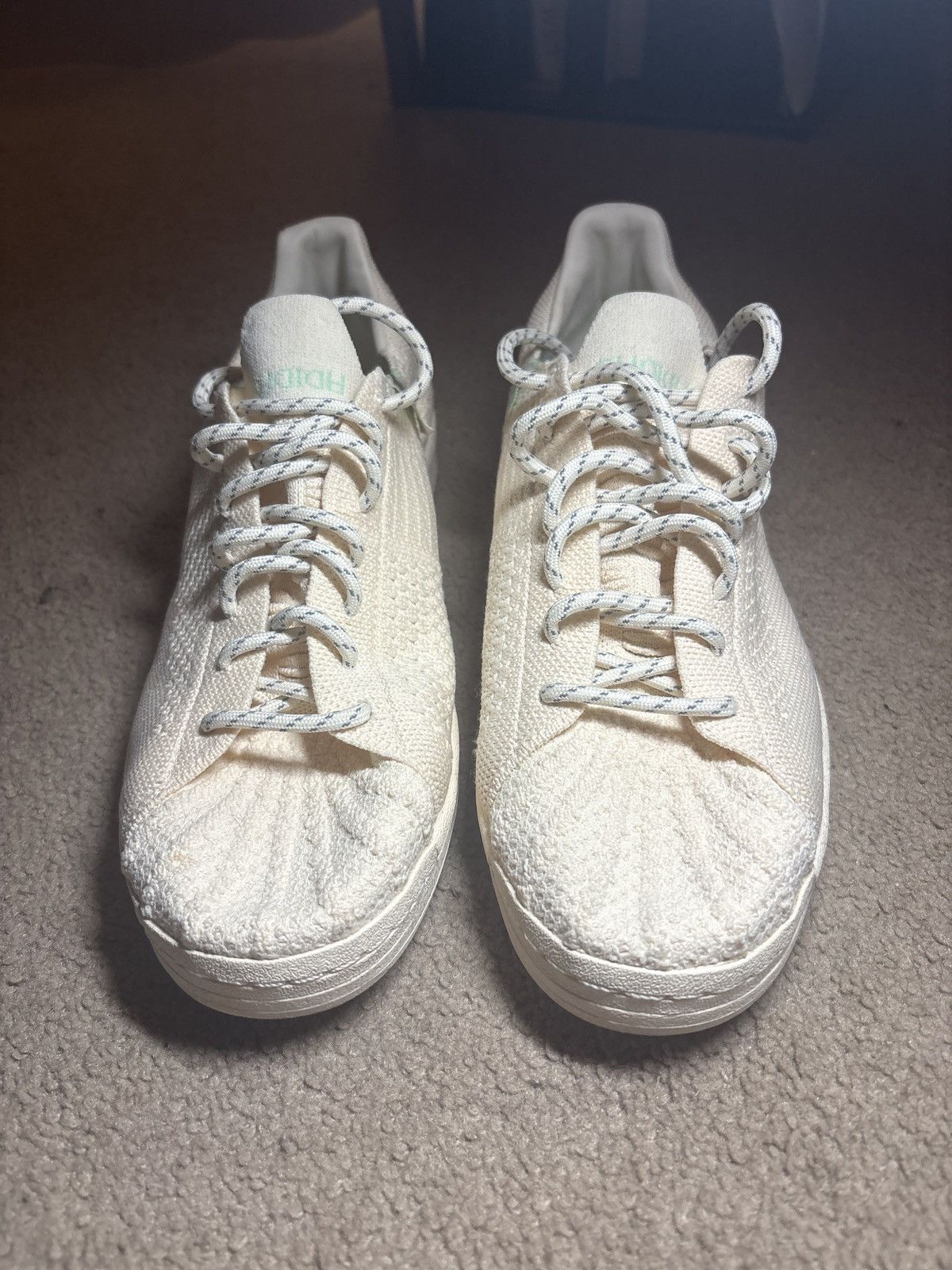 Adidas × Pharrell Adidas Superstar x Pharrell Primeknit "Cream" M US 10 Size US 10 / EU 43 - 3 Thumbnail