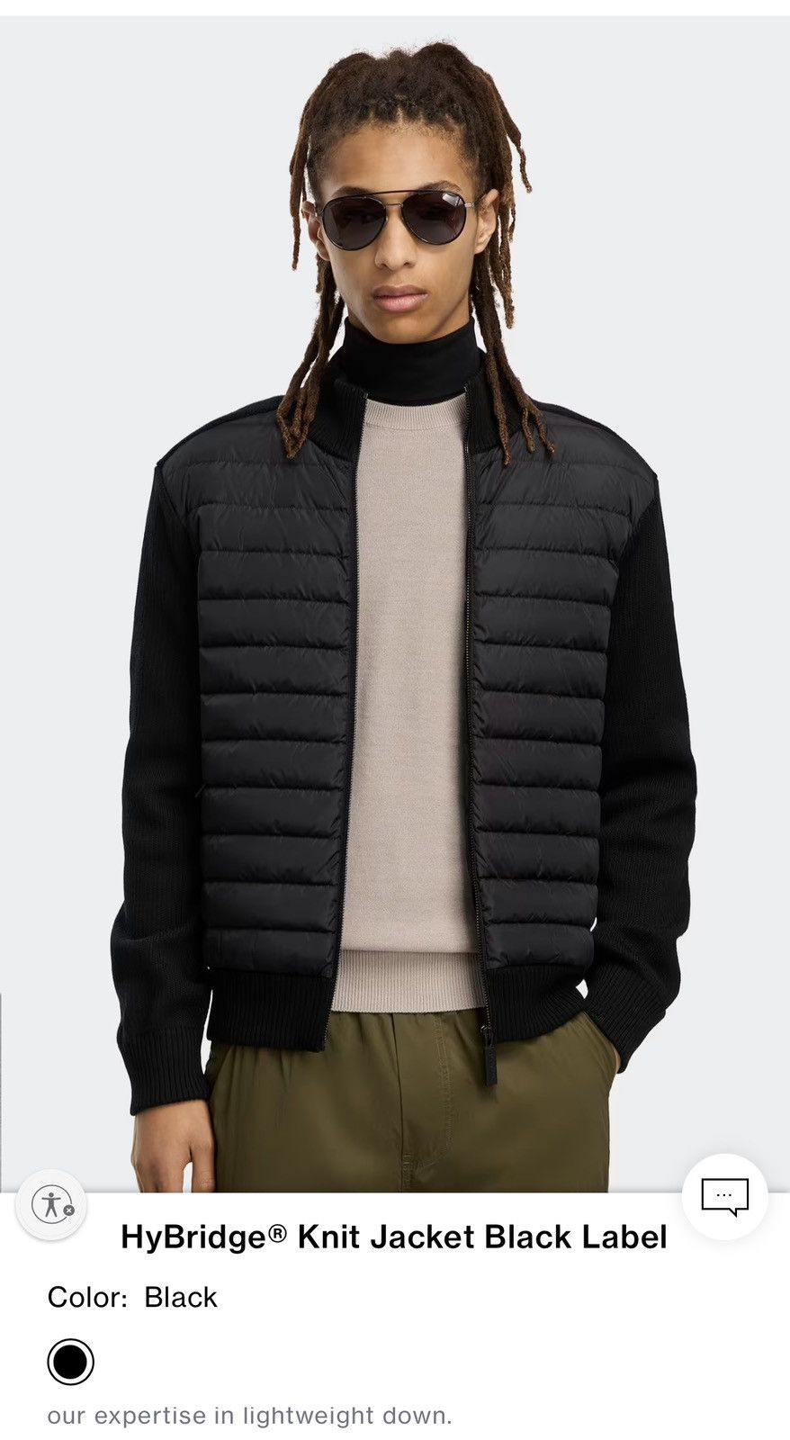 Canada Goose Canada Goose Hybridge Knit Jacket Black Label Size US M / EU 48-50 / 2 - 8 Thumbnail