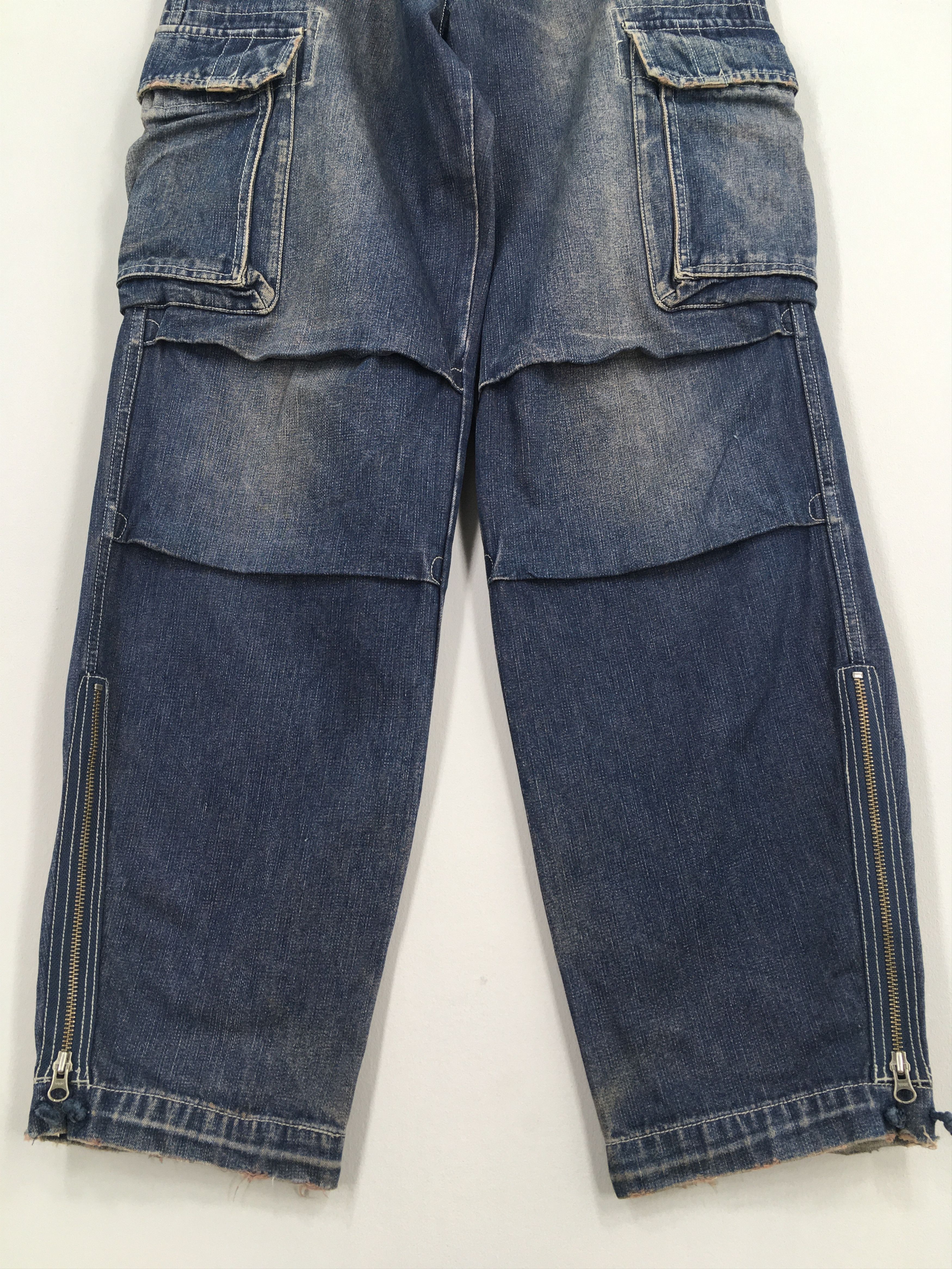 Hobo Size 29x30 Japanese 291295 Homme Cargo Carpenter Pants S674 Size US 29 - 3 Thumbnail