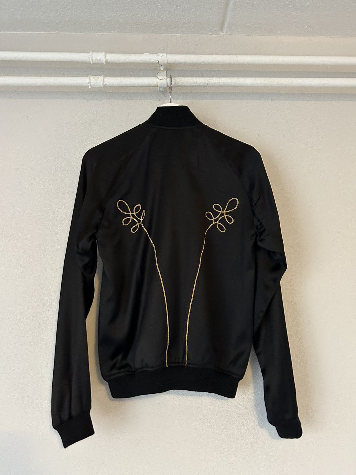 Saint Laurent Paris BNWT Gold Embroidered Psych Rock Bomber Size US S / EU 44-46 / 1 - 8 Thumbnail