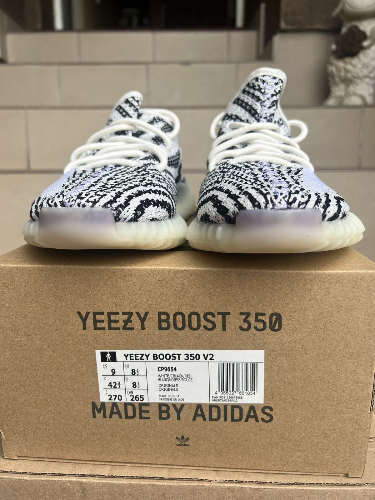Kanye West Yeezy Sply 350 V2 Zebra 2023 Size US 9 / EU 42 - 9 Thumbnail