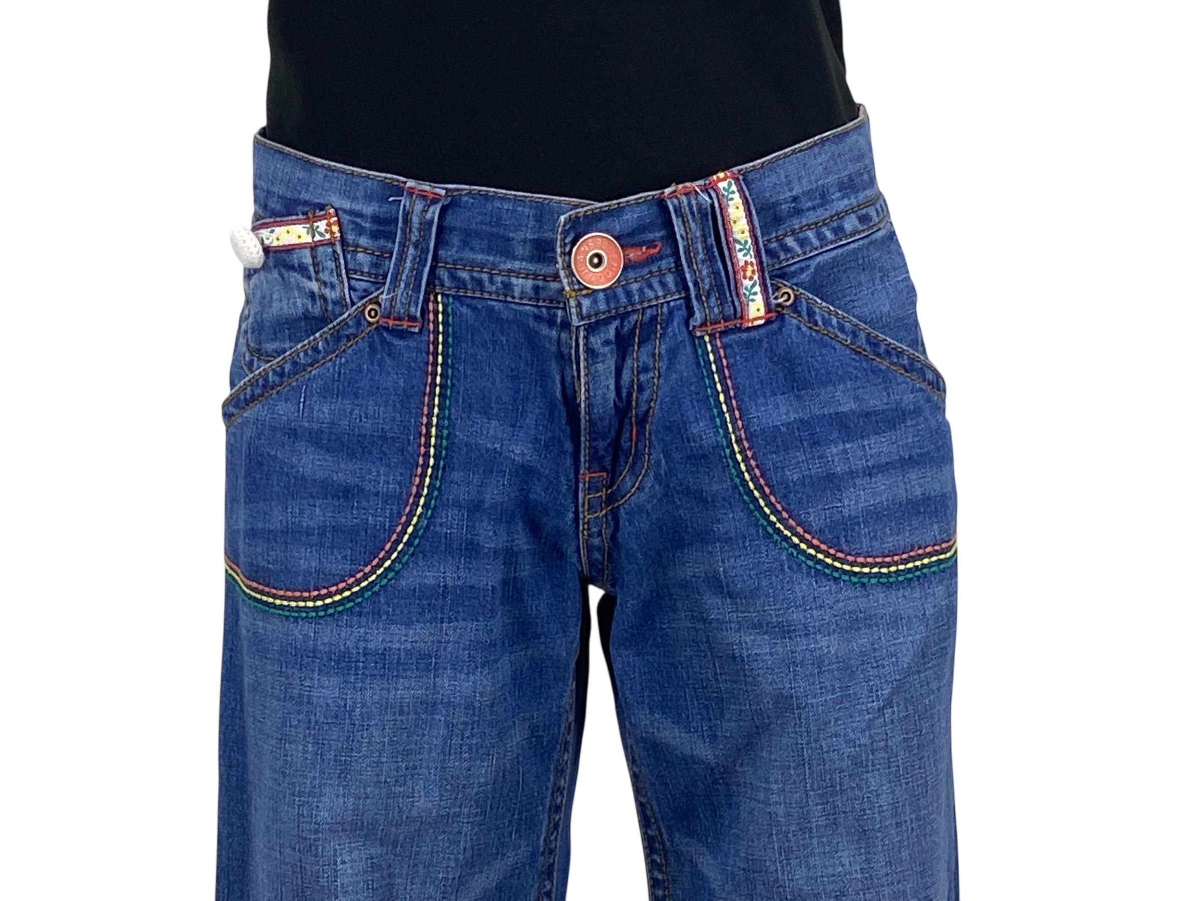 Japanese Brand Blue Moon Blue Japan Denim Jeans Low Rise Jeans Pants Size 26" / US 2 / IT 38 - 3 Thumbnail