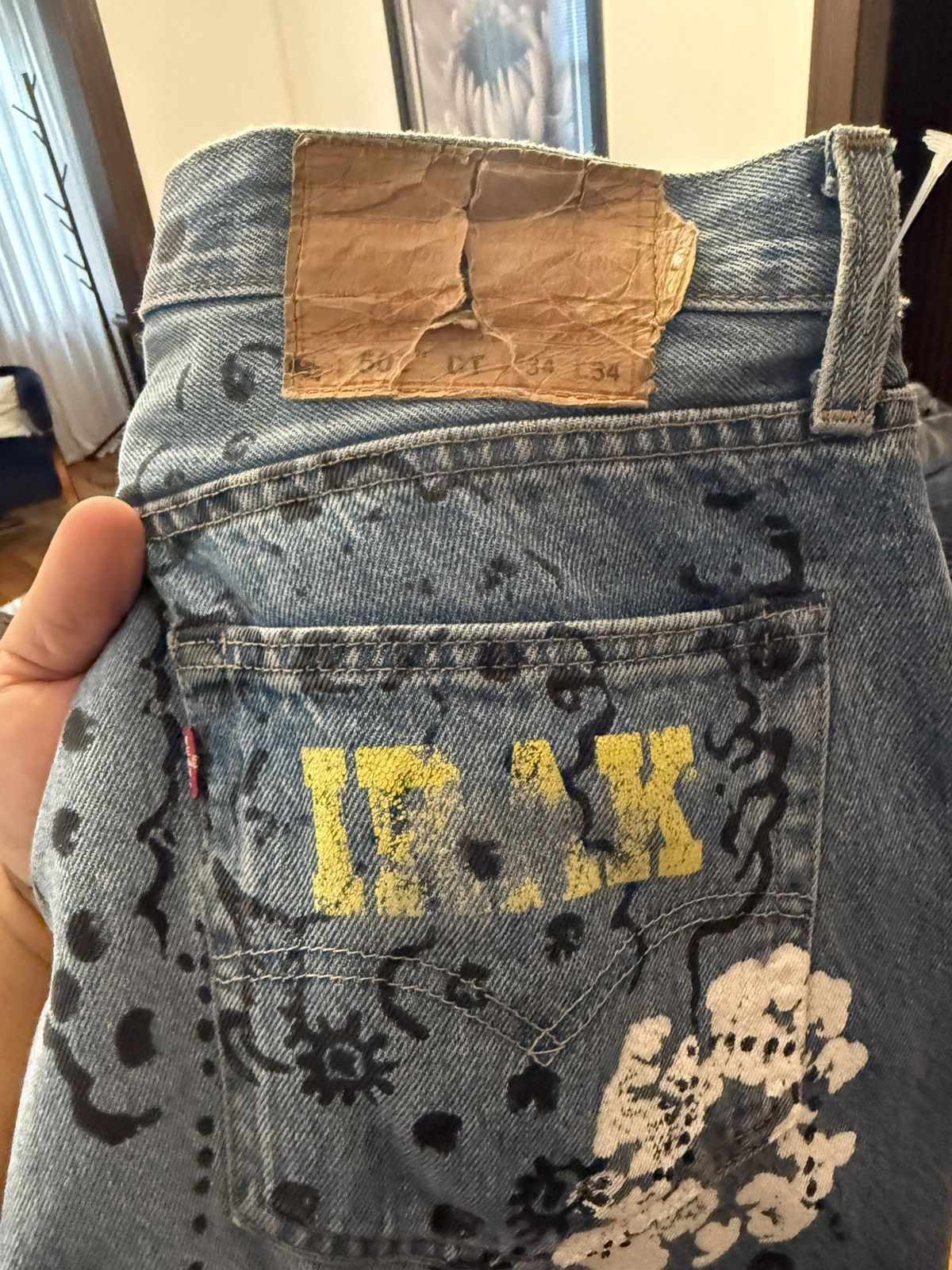 DENIM TEARS Denim Tears Irak Jeans Size 34/34 Size US 34 / EU 50 - 13 Thumbnail