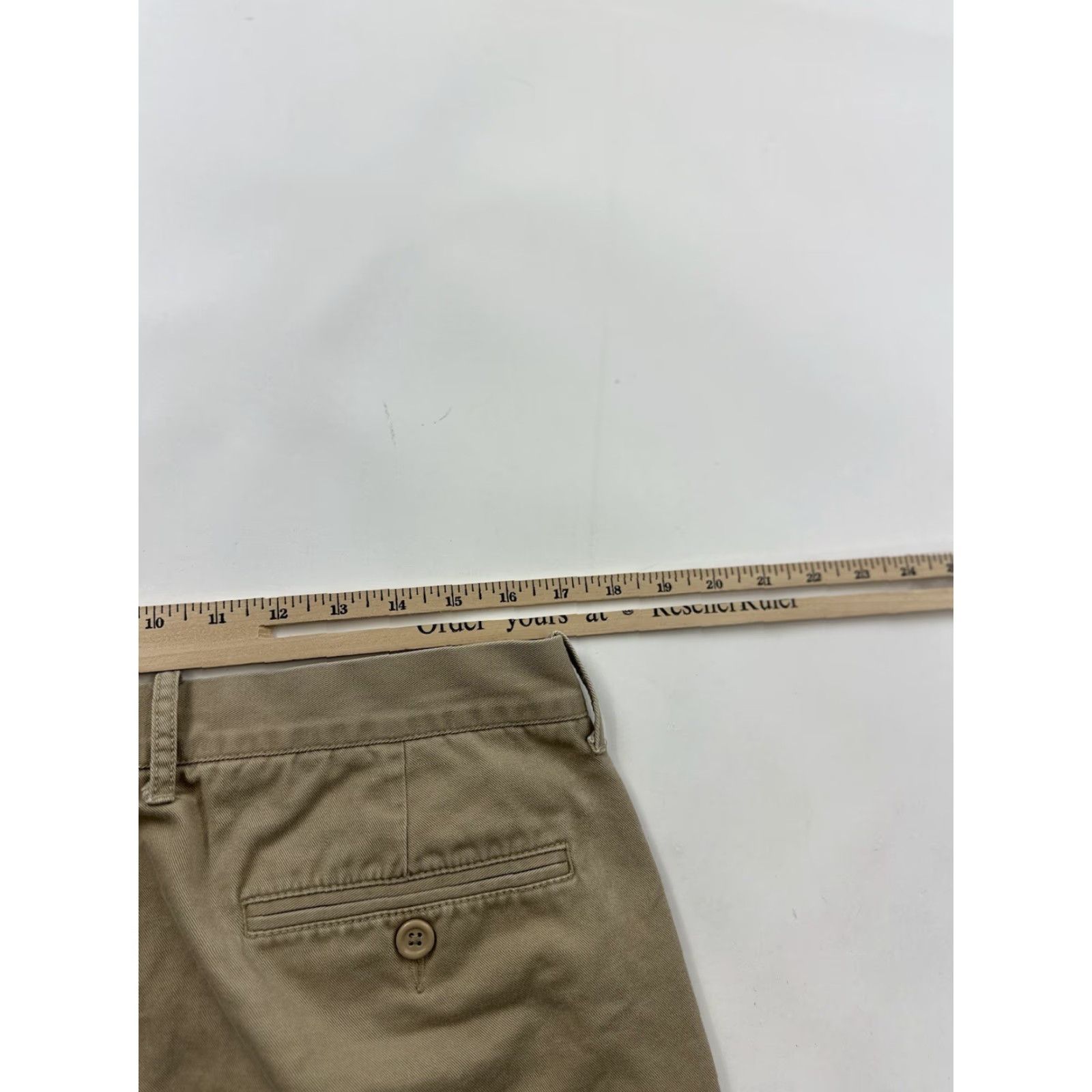 J.Crew J.CREW Pants Mens Regular 34x30 Khaki Chino Sutton J.Crew Khaki Beige Pockets 90s American Style Mens Size US 30 / EU 46 - 7 Thumbnail
