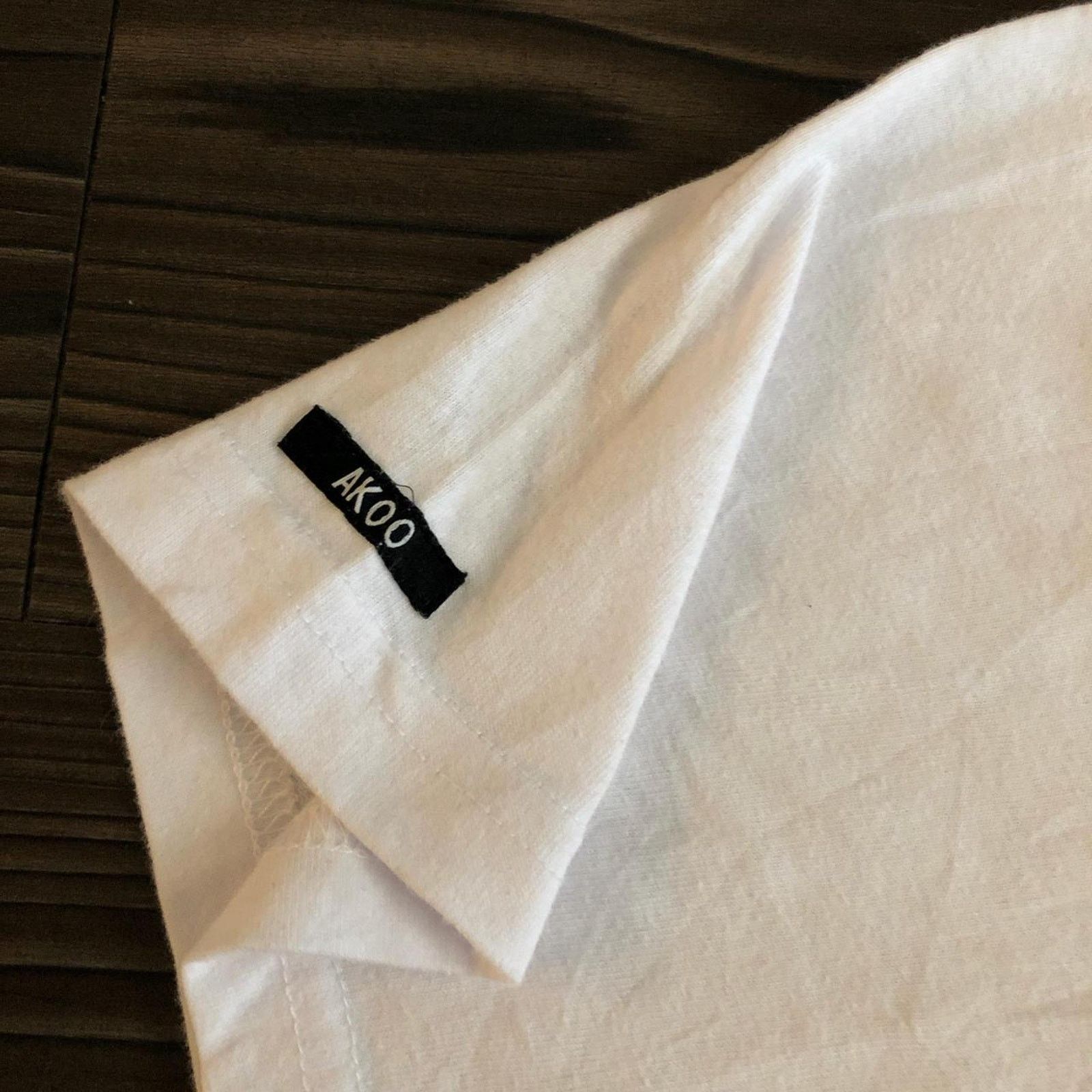 AKOO Men’s White Akoo Embroidered Split Graphic Tee Size US XL / EU 56 / 4 - 4 Thumbnail
