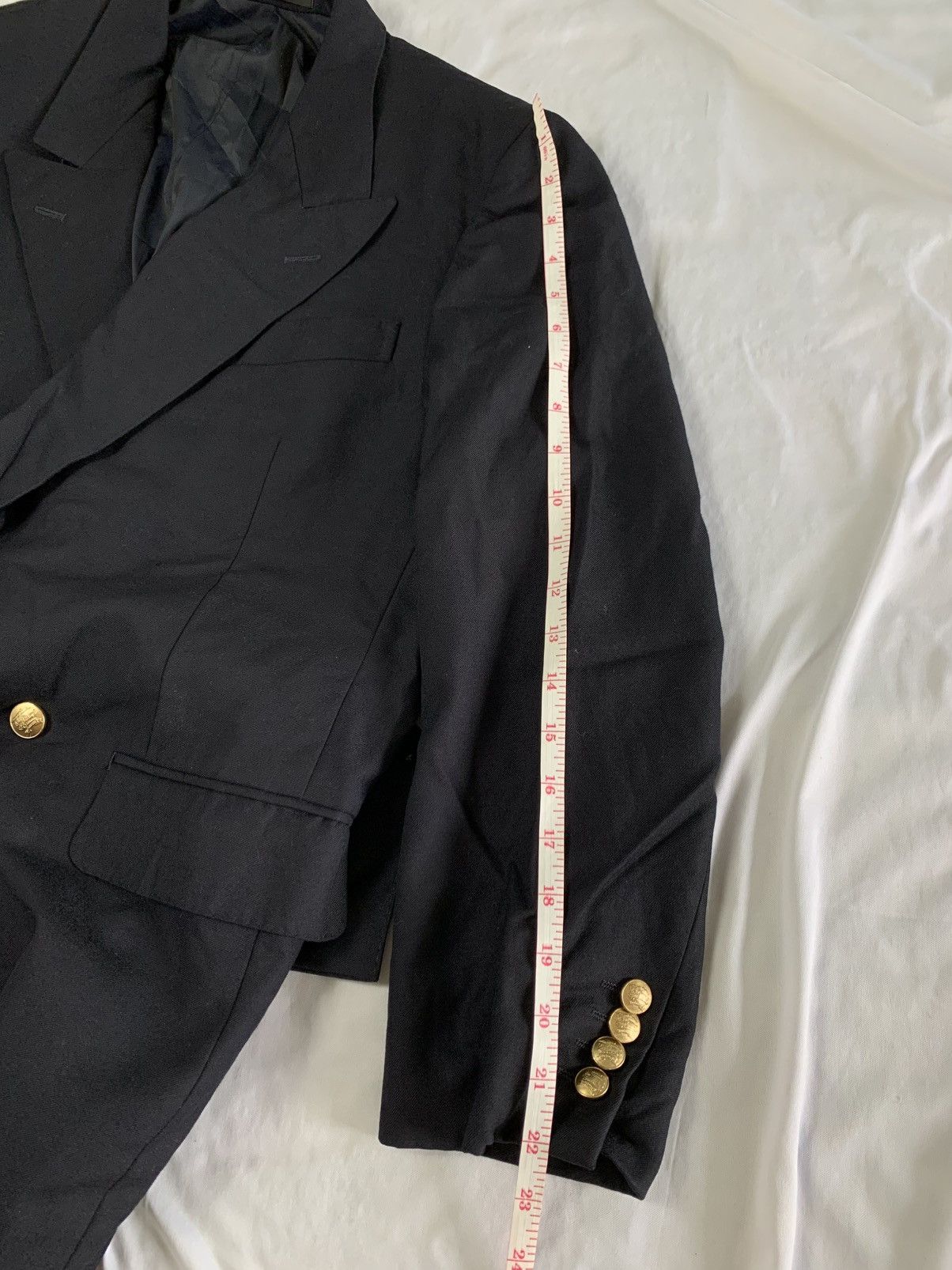 Burberry Burberrys vintage wool blazers men/ loropiana thierry mugler Size 38R - 14 Thumbnail