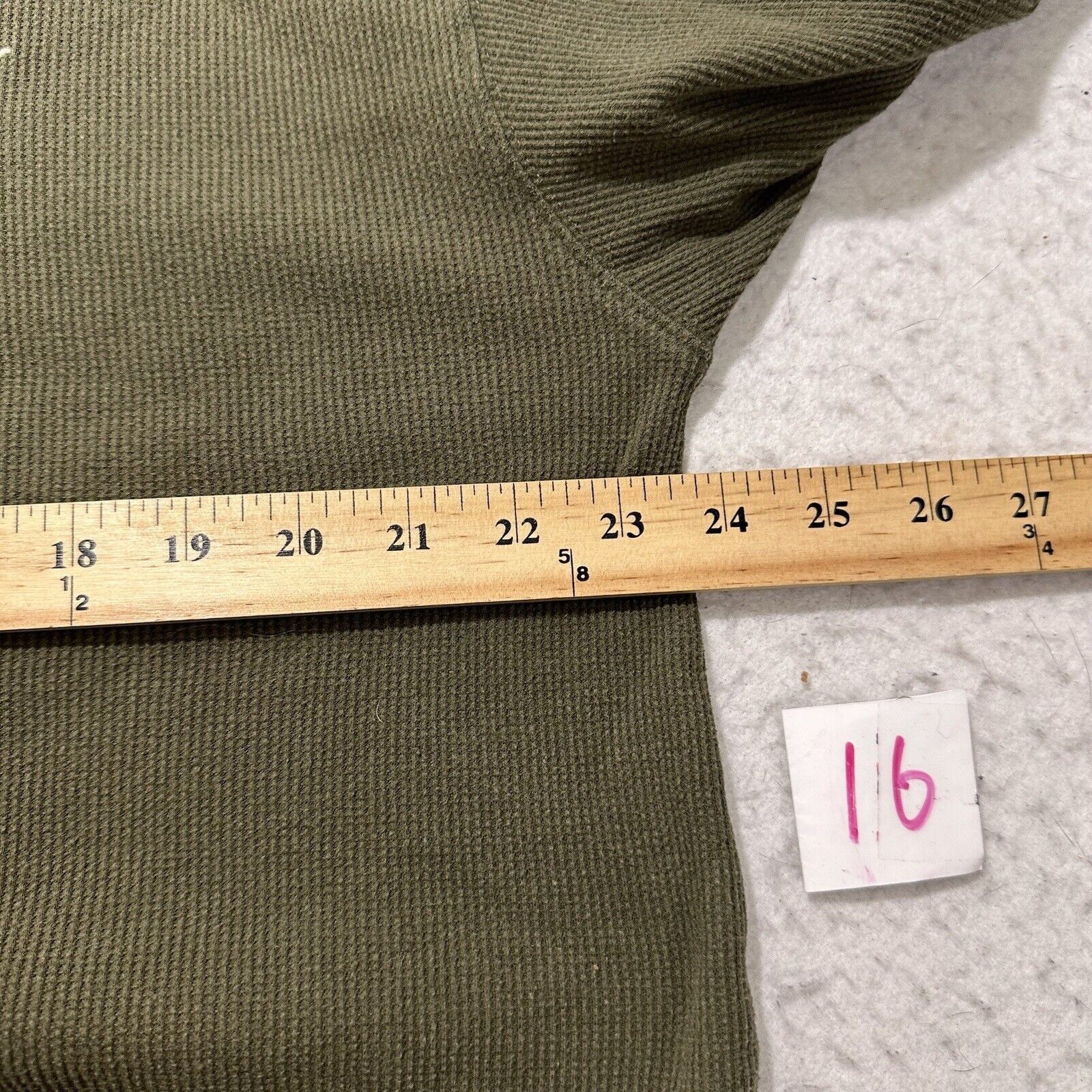 Victoria's Secret PINK Victoria's Secret XS Green Waffle Knit Cropped T Shirt Size XS / US 0-2 / IT 36-38 - 8 Thumbnail