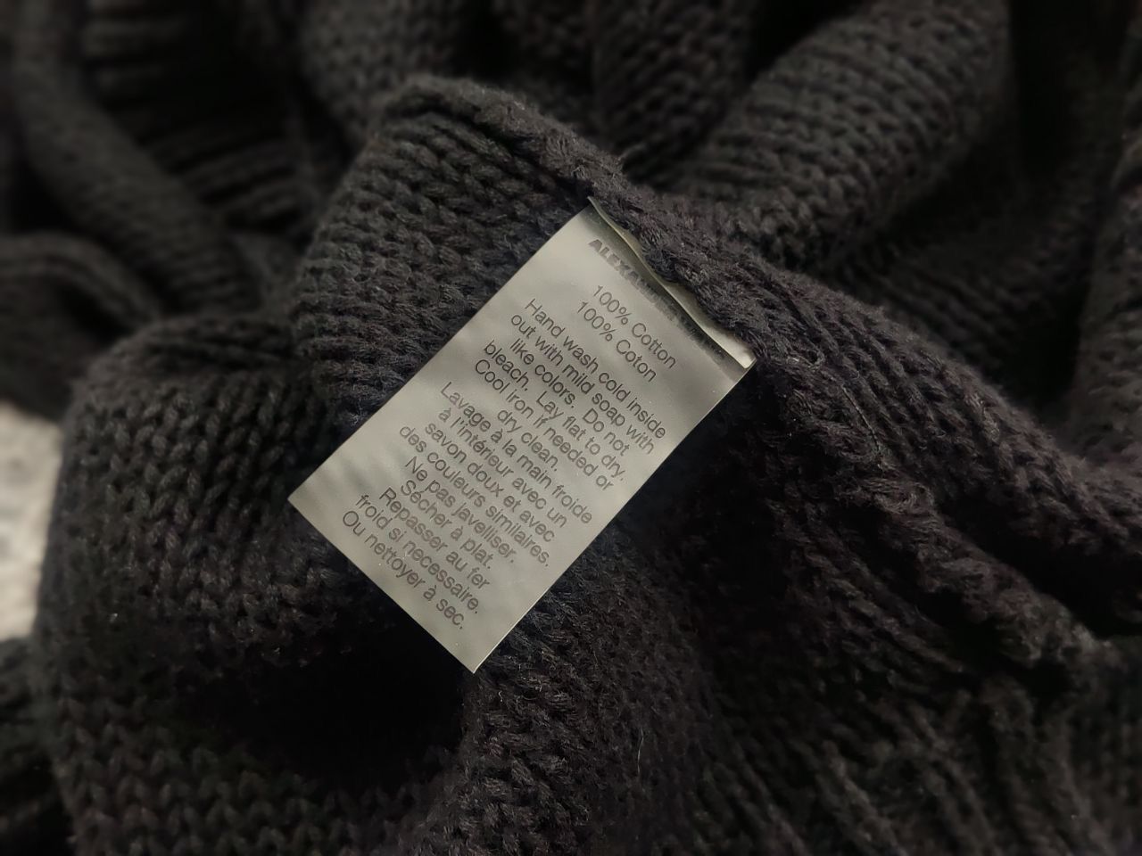 Alexander Wang Alexander Wang Cotton Black Oversized knit Button Cardigan Size S / US 4 / IT 40 - 15 Thumbnail