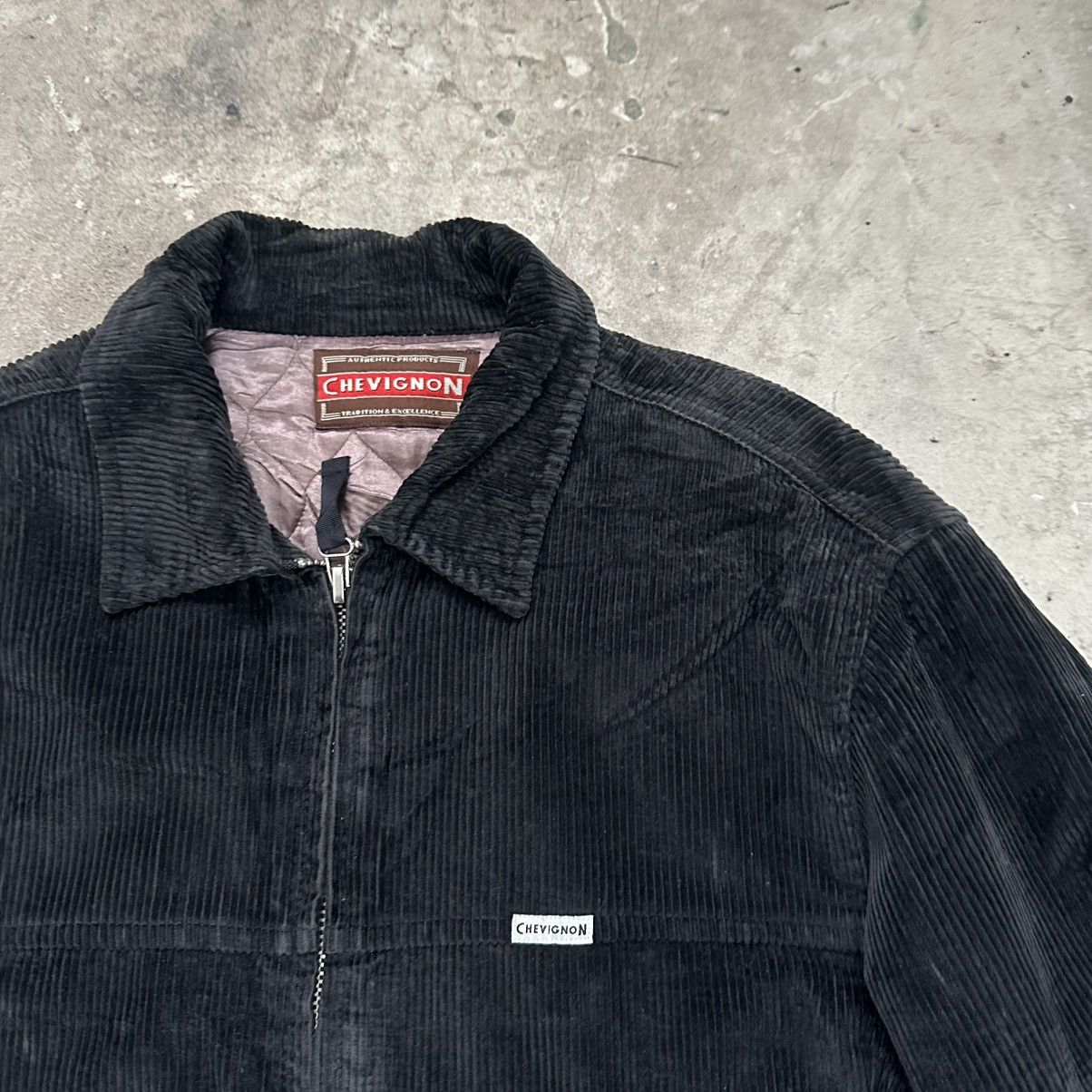 Chevignon Chevignon Black Corduroy Jacket Men's Large Size US L / EU 52-54 / 3 - 3 Thumbnail