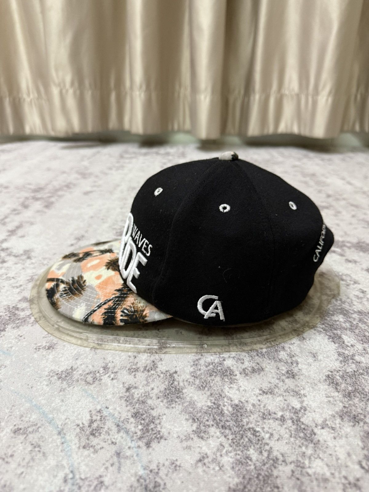 Japanese Brand BIG WILL WAVE SURF RIDE CALIFORNIA BEACH SOUND SNAPBACK CAP Size ONE SIZE - 2 Thumbnail