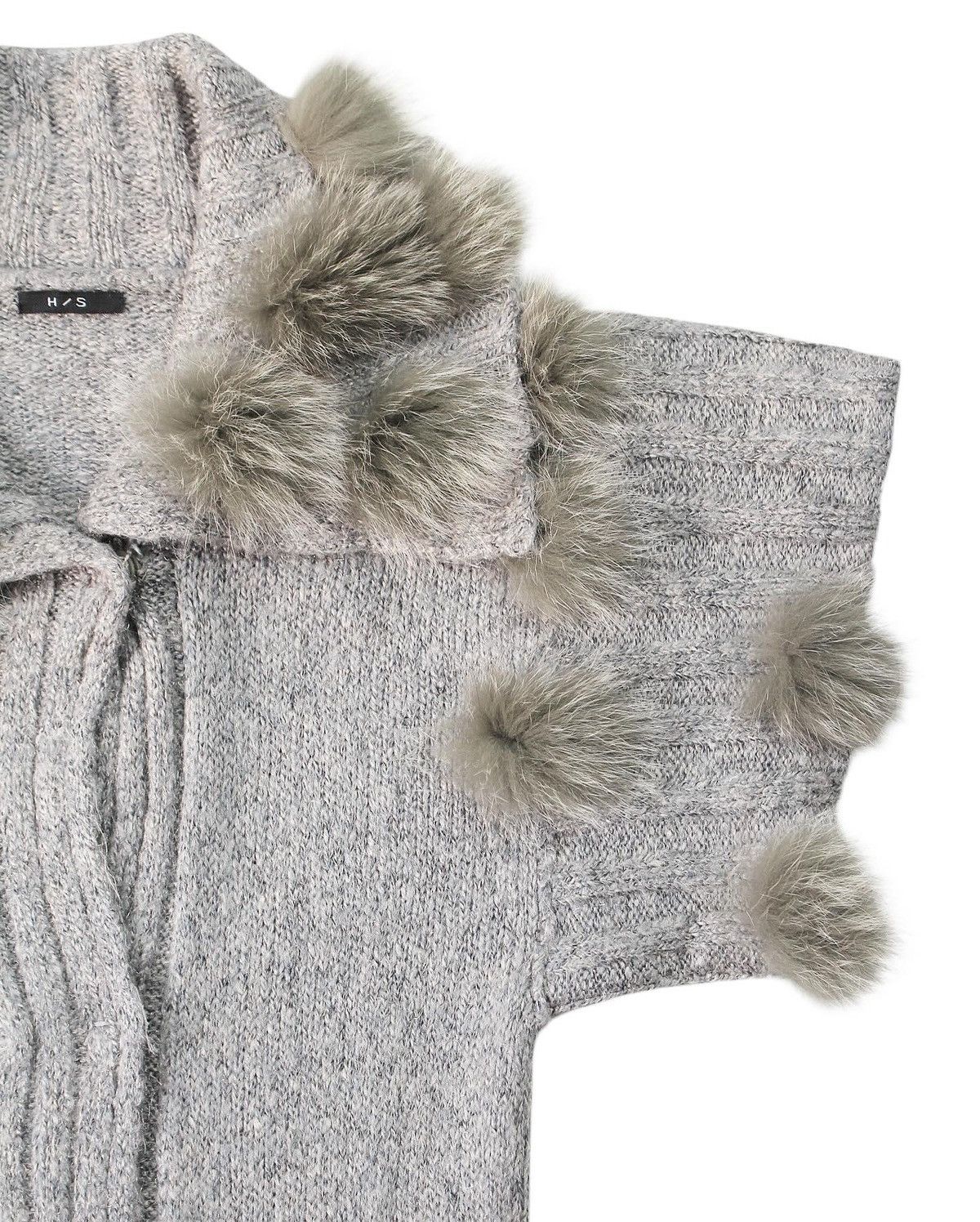 Vintage 2000S H/S FUR KNITWEAR Size M / US 6-8 / IT 42-44 - 3 Thumbnail