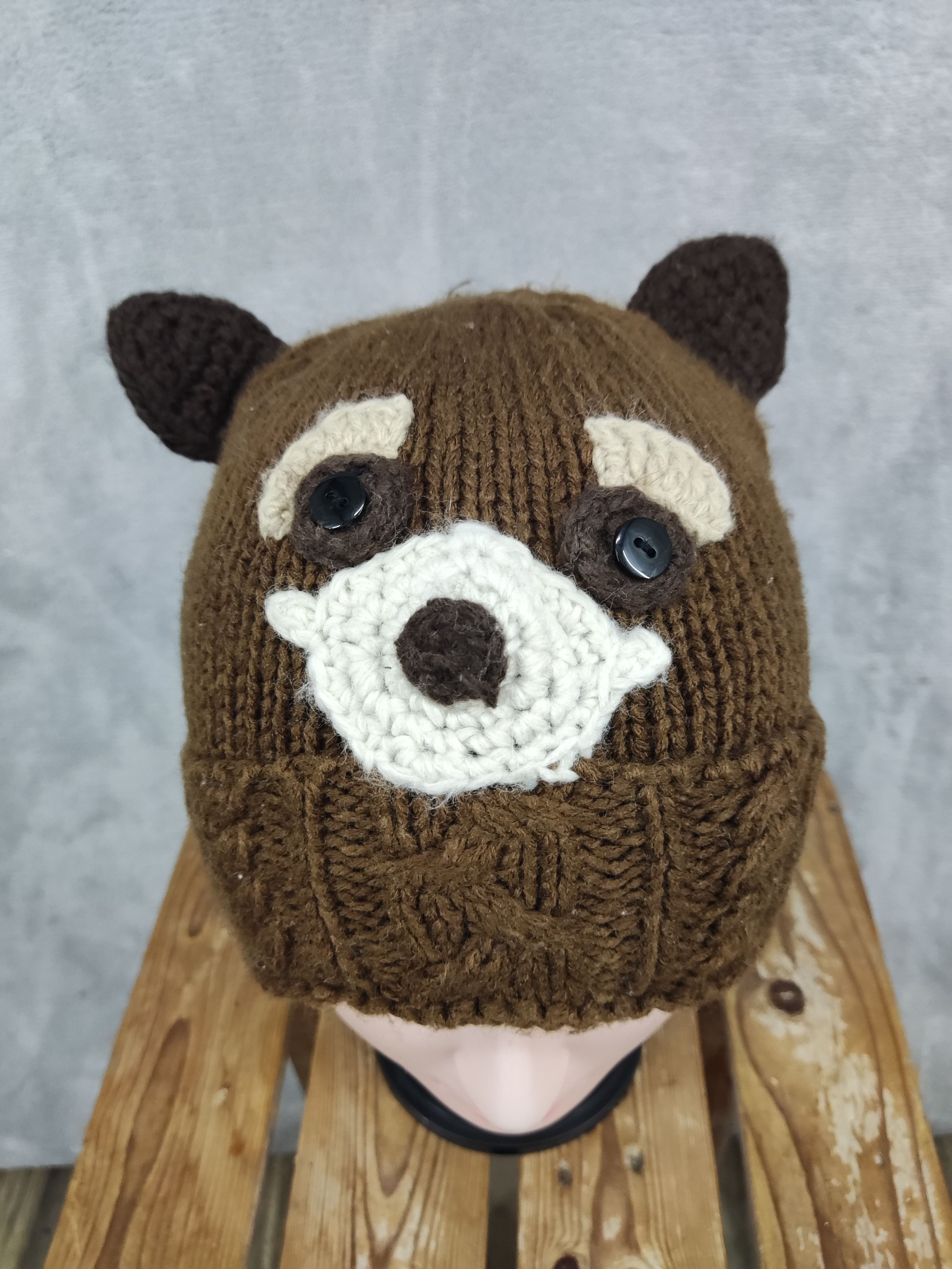Japanese Brand × Vintage Vintage Animal Crochet Hat Size ONE SIZE - 2 Thumbnail
