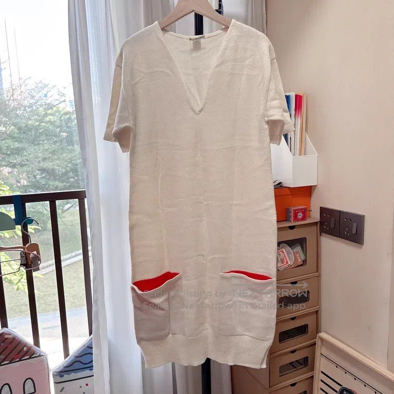 Hermes Hermes Premium cashmere dress, 100% Kashmir Size XS / US 0-2 / IT 36-38 - 7 Thumbnail