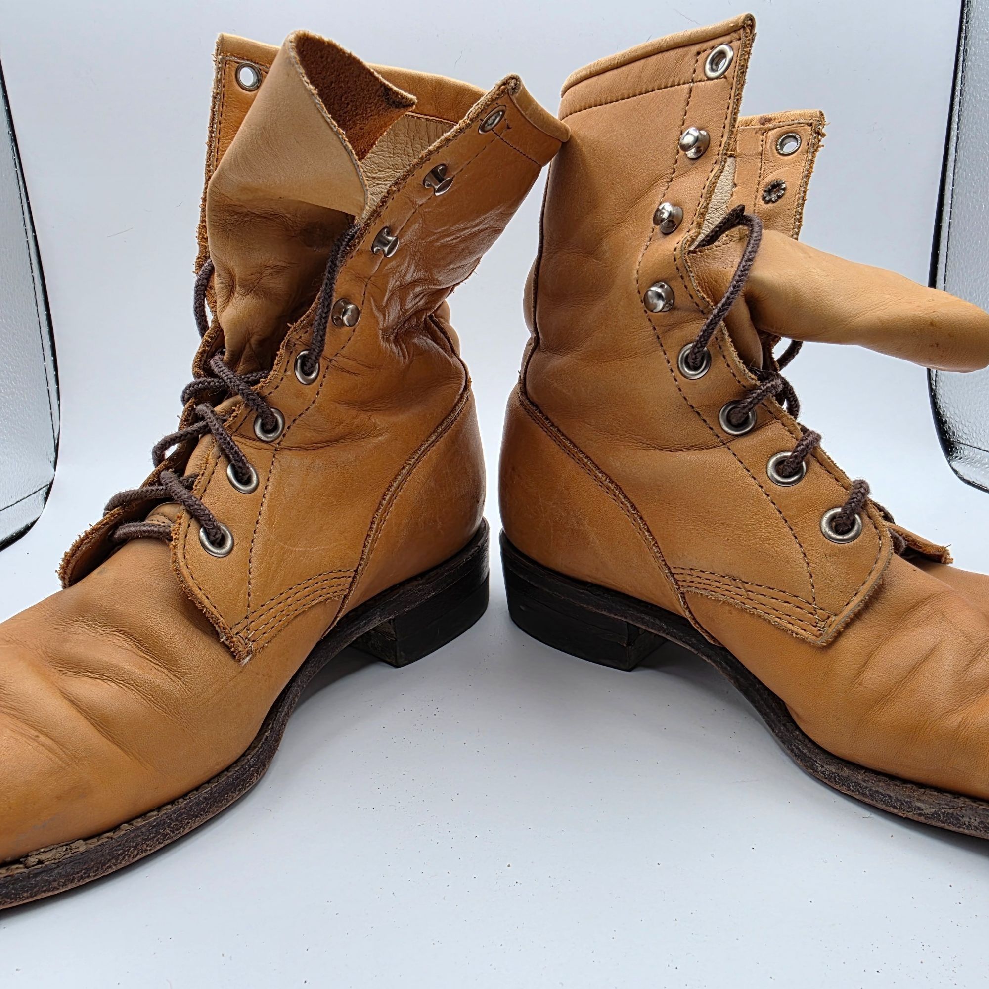 Justin Boots Justin Boots Womens Size 5 C Brown Boots Made In USA Casual Size US 5 / IT 35 - 3 Thumbnail
