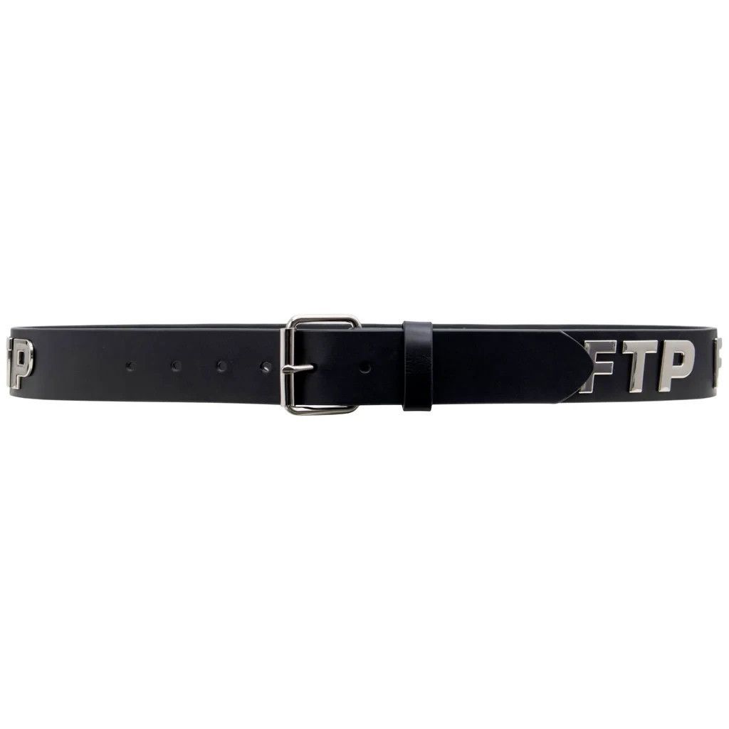 Fuck The Population Fuck The Population Metal Logo Italian Leather Belt - XXL Size 42 - 2 Thumbnail