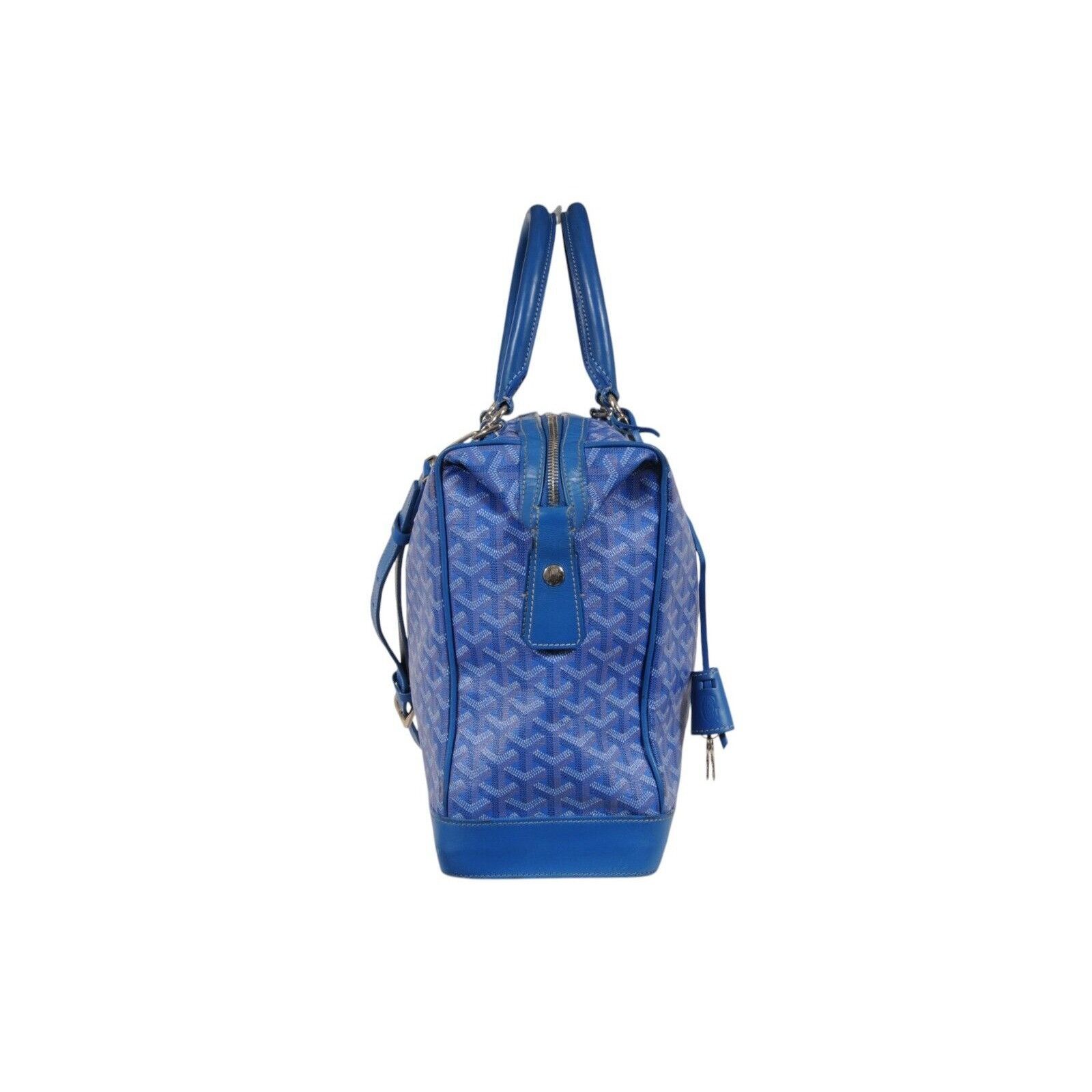 Goyard Victoria GM Blue Crossbody Travel Tote Duffle - 02486 Size ONE SIZE - 3 Thumbnail