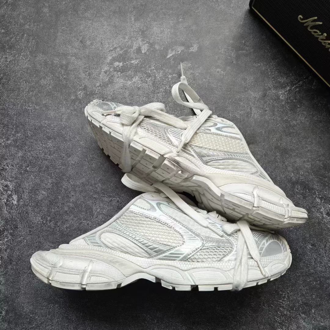 Balenciaga Balenciaga White Sandals XXXL Women Size US 8 / IT 38 - 1 Thumbnail