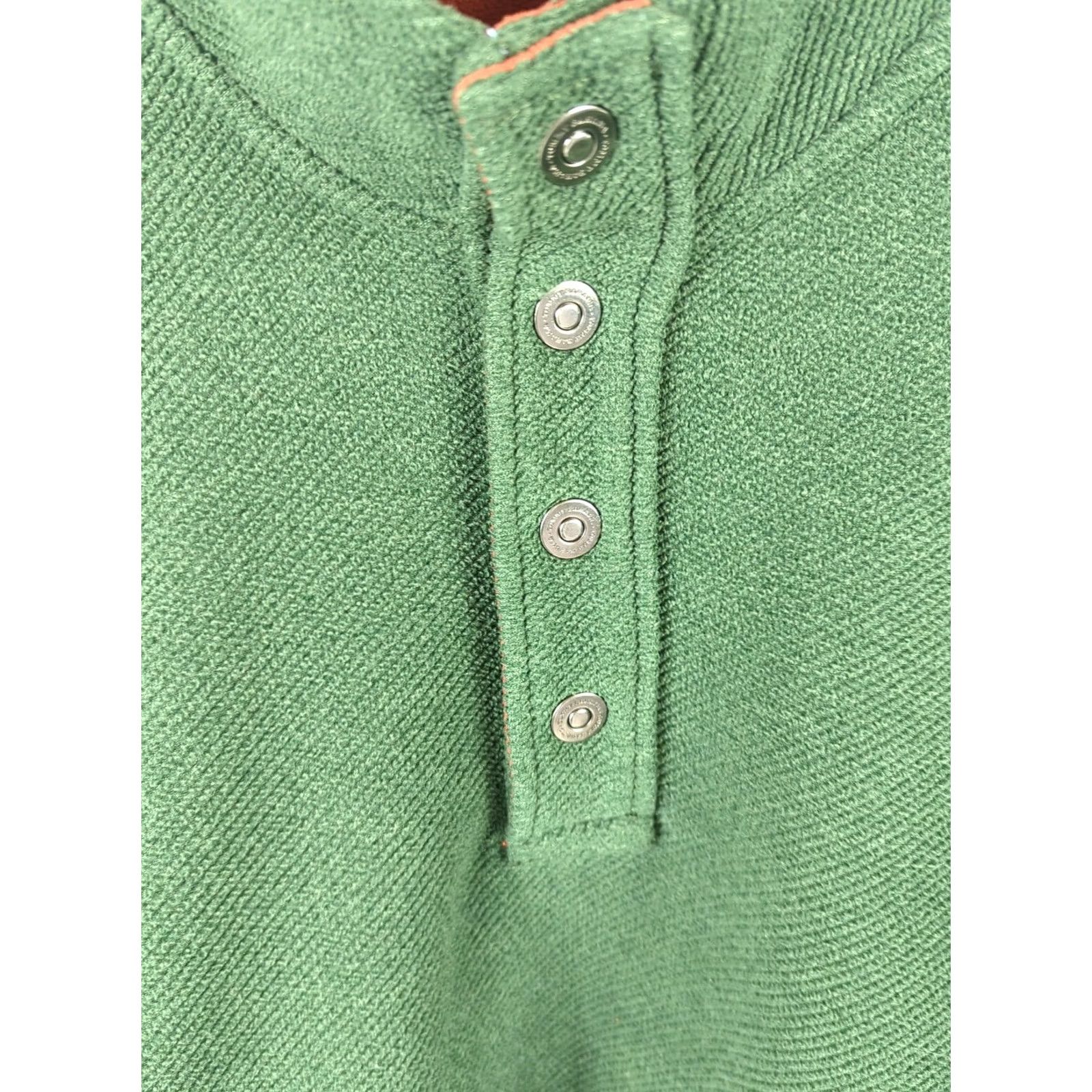 Tommy Bahama Tommy Bahama Mens XL Fleece Pullover Shirt Jacket Green Shacket Sweatshirt Pockets Logo Size US XL / EU 56 / 4 - 2 Thumbnail