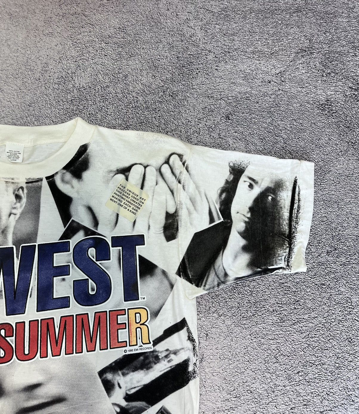 Band Tees 1992 Go West Indian Summer Band Tee All Over Print USA Size US L / EU 52-54 / 3 - 5 Thumbnail