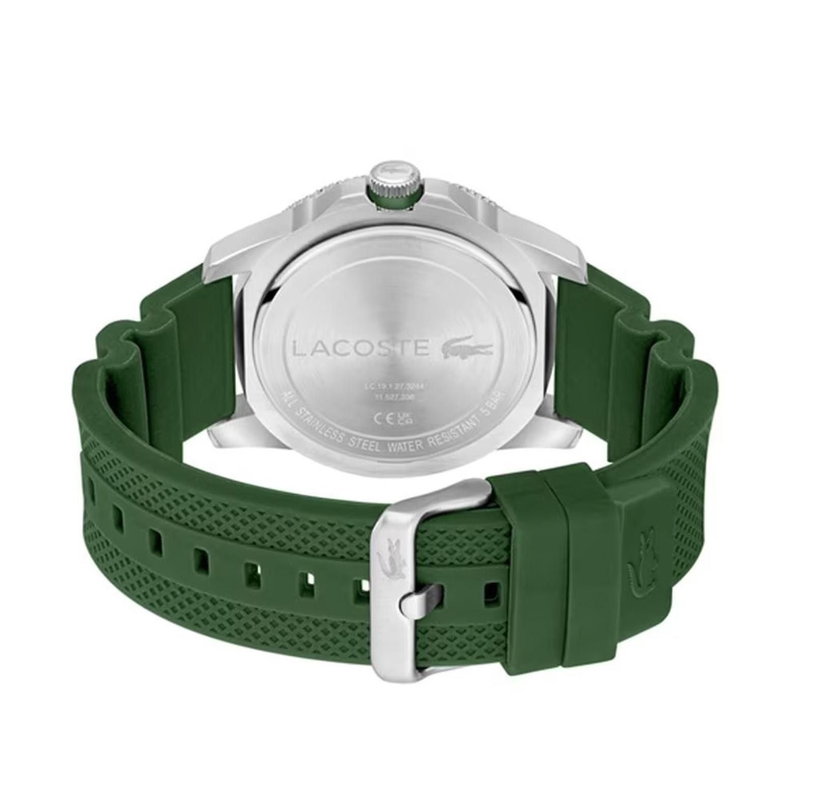 Lacoste Lacoste Men's Green Silicone Strap Watch 46mm Size ONE SIZE - 3 Thumbnail