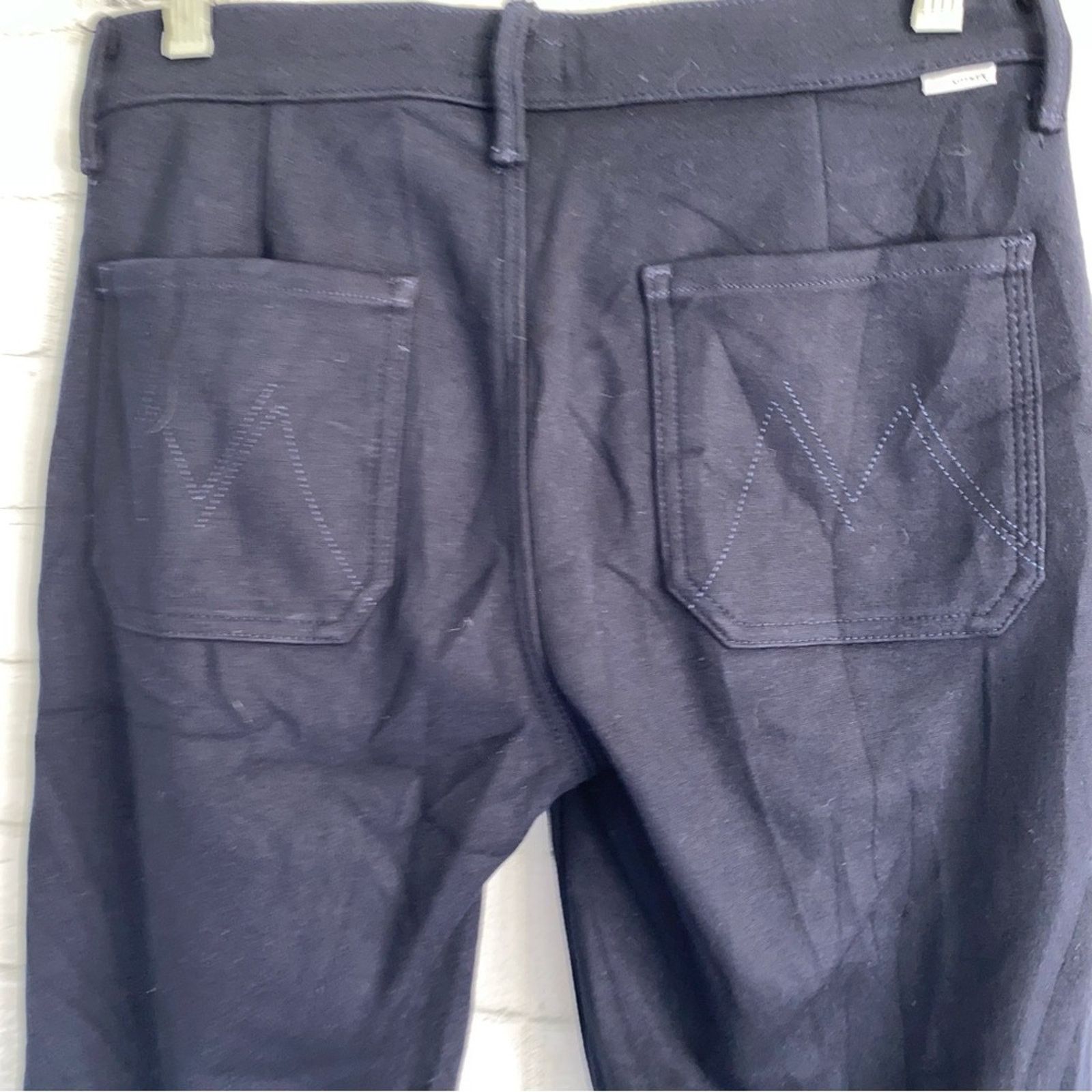 MOTHER Mother Denim Pleated Trainer Blue French Kissing Jeans 27 Size 27" / US 4 / IT 40 - 9 Thumbnail