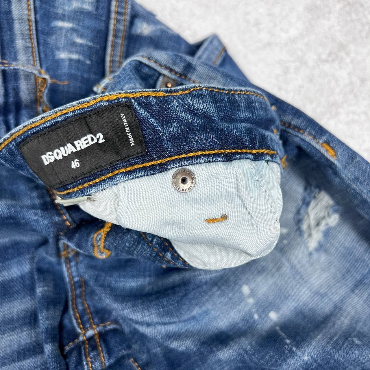 Dsquared2 Dsquared2 Men’s Jeans Distressed Paint Splatter Size US 30 / EU 46 - 19 Thumbnail