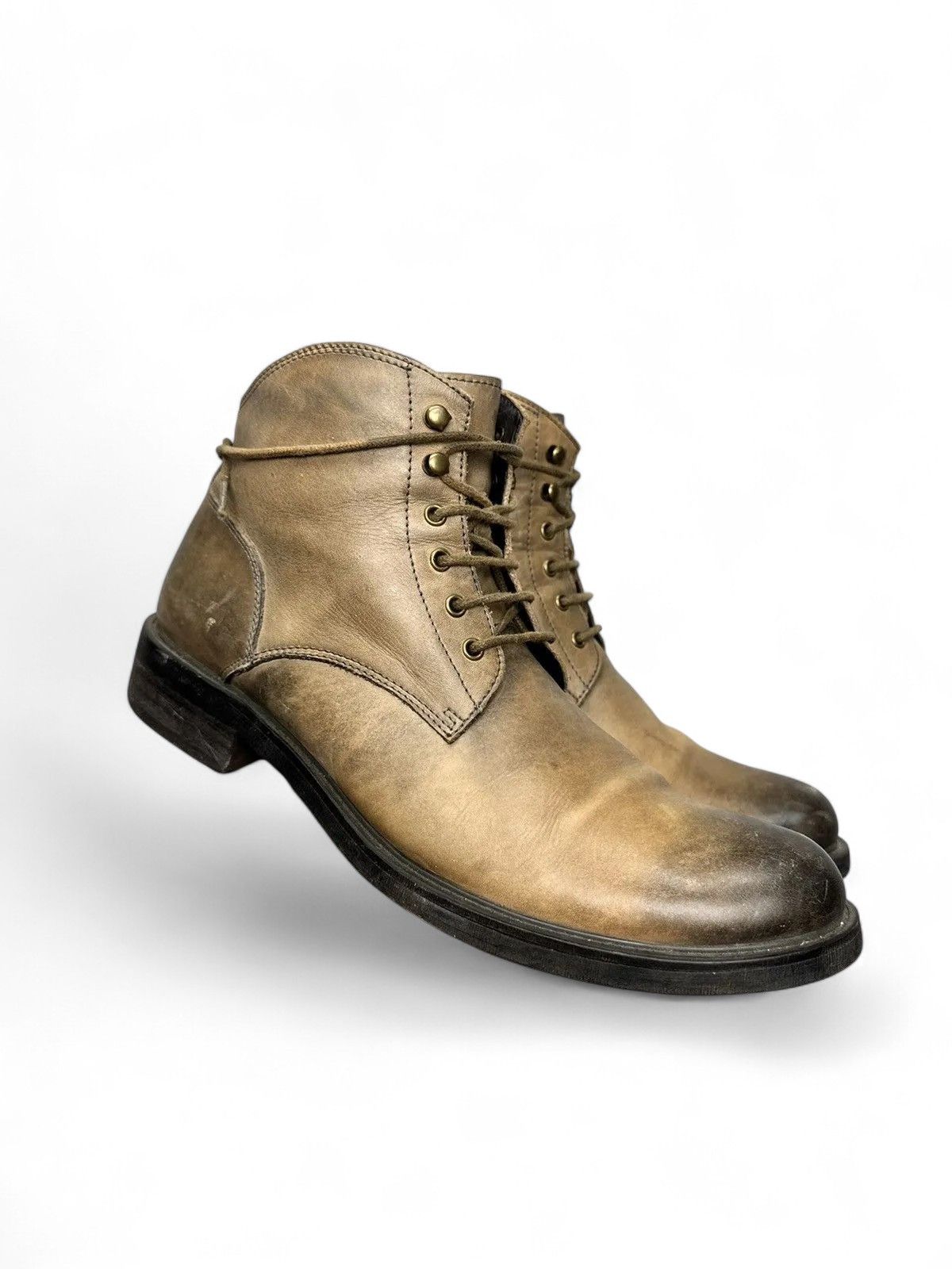 Leather Leather Boots AvantGarde AS 98 HandMade Italy Rare GOA Size US 9 / EU 42 - 1 Thumbnail