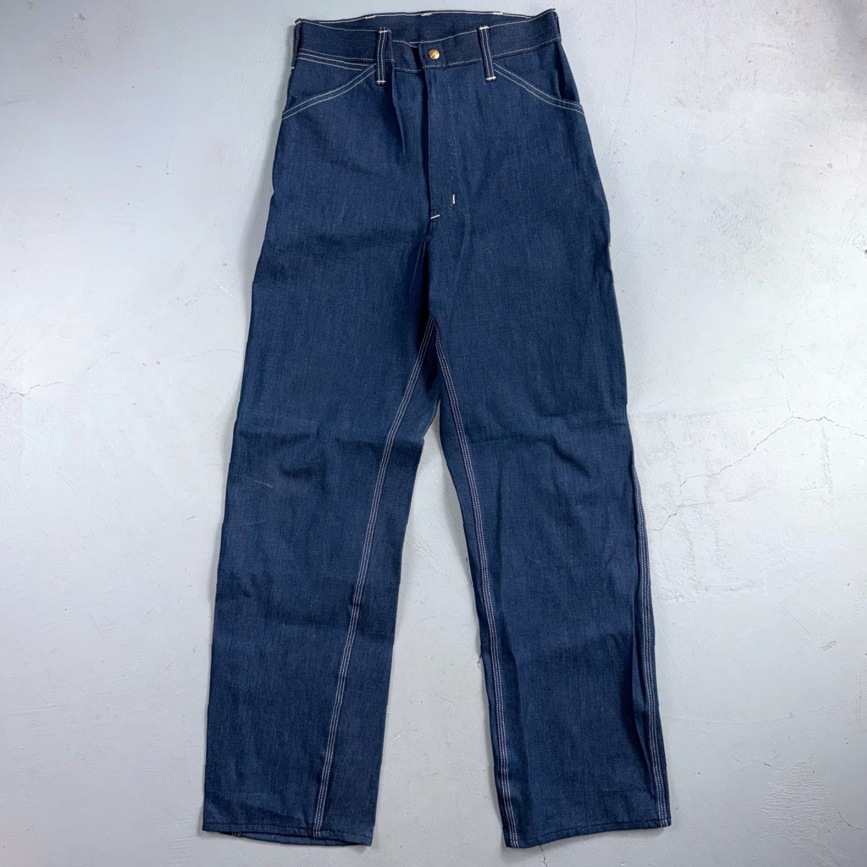 Carhartt VINTAGE Carhartt Denim Work Pants Jeans Carpenter 30x32 Blue 1970s USA Union Tags Mens Mens (or "Mens" at end) Size US 30 / EU 46 - 4 Thumbnail