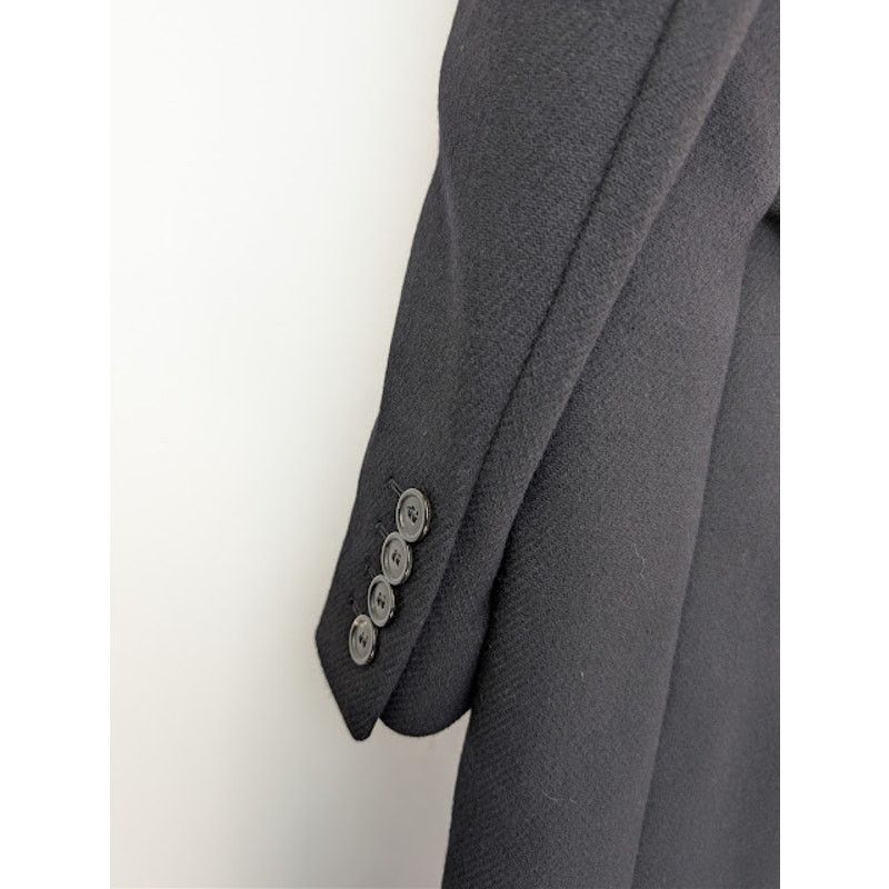 Saint Laurent Paris o1rshd1 Long Officer Coat in Wool Gabardine in Grey Size US M / EU 48-50 / 2 - 14 Thumbnail