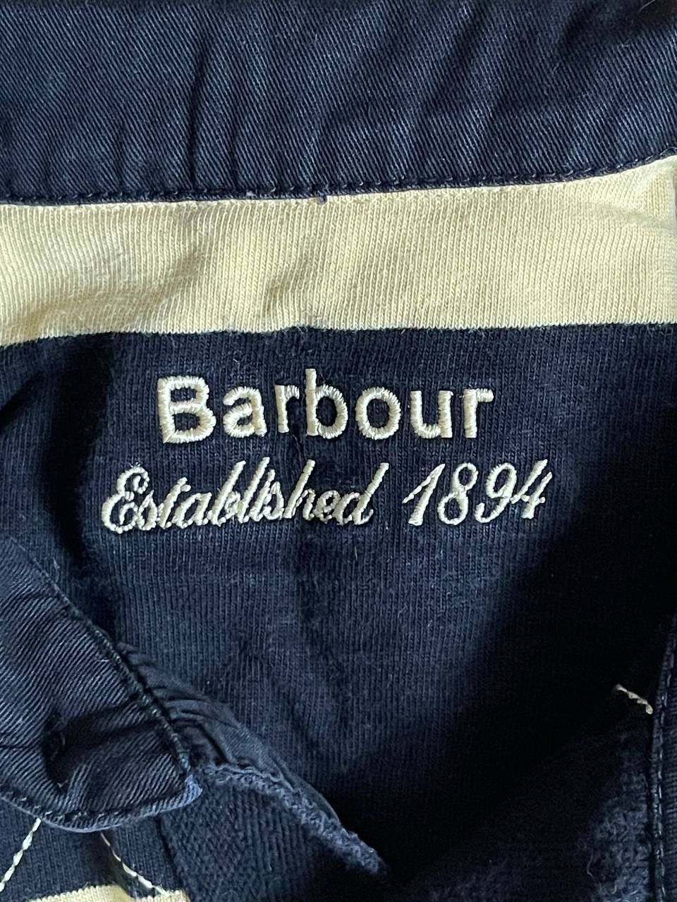 Barbour × Vintage Vintage Barbour Rugby Longsleeve Size US S / EU 44-46 / 1 - 19 Thumbnail