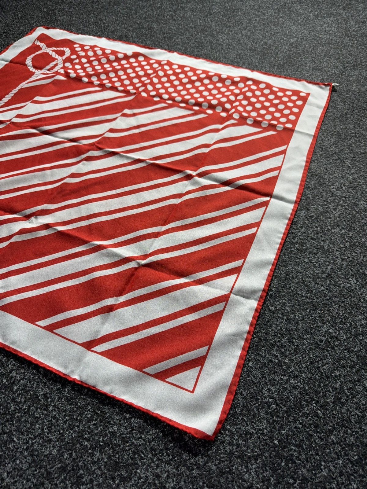 Designer × Japanese Brand × Vintage Vintage 90s Marine Italy Scarf art rare Size ONE SIZE - 3 Thumbnail