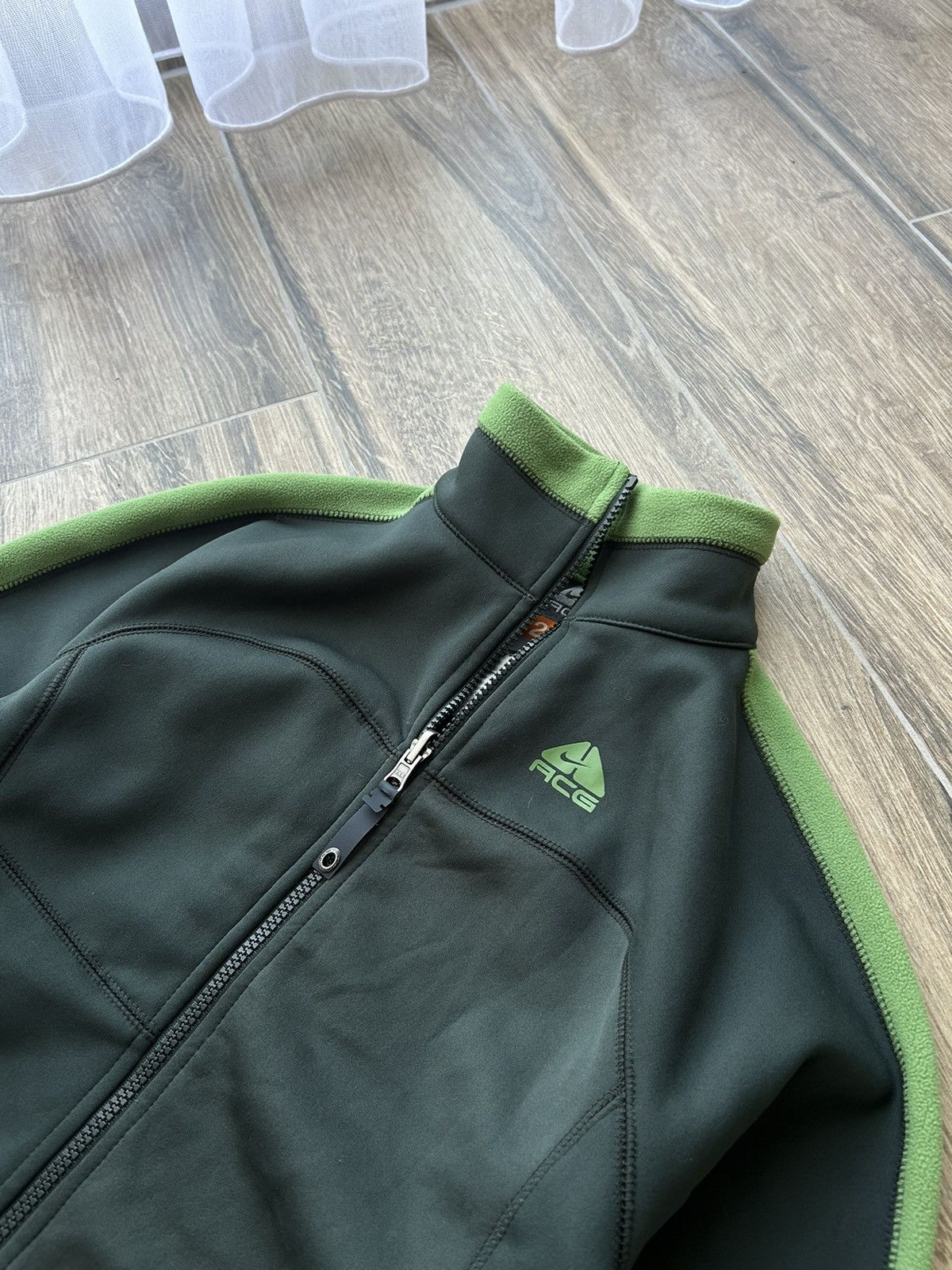 Nike ACG Vintage Nike ACG green fleece soft-shell gorpcore Size XS / US 0-2 / IT 36-38 - 5 Thumbnail