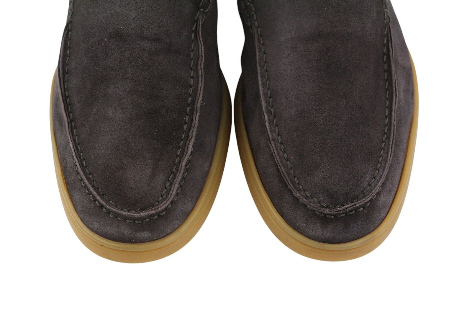 Suitsupply EU42 Brown Suede Leather Almond Toe Slip On Shoes 83575 Size US 9 / EU 42 - 4 Thumbnail