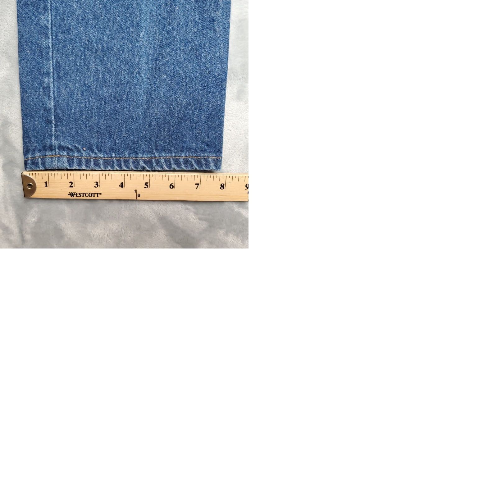 Denime VTG Levis Jeans Men 501 Denim Straight Leg Blue 33x32 Comfort Button Fly Zip Regular 80s 90s USA USA Mens Size US 33 - 10 Thumbnail