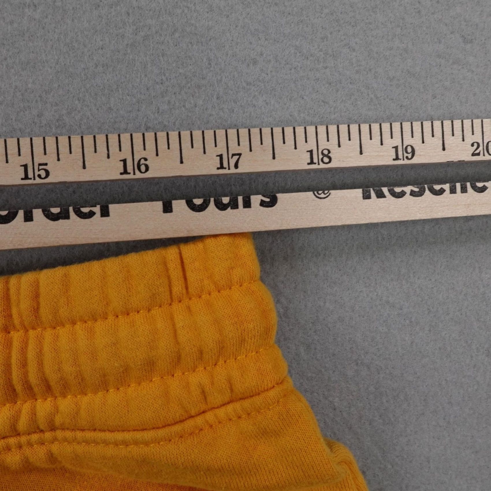 Ed Hardy Ed Hardy Mens XL Yellow Sweats Joggers Y2K Panther Cat Fleece Cutoff Gym Size US 36 / EU 52 - 7 Thumbnail
