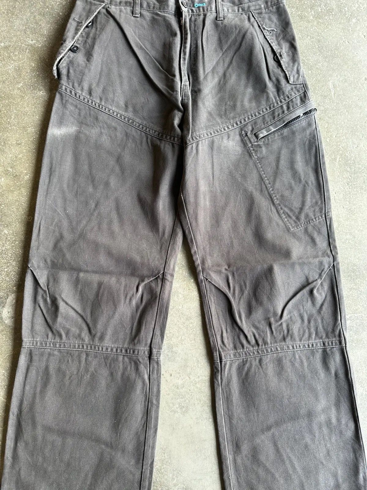 Japanese Brand BAGGY VINTAGE JAPANESE BRAND PPFM DESIGNER WORKWEAR PANTS Size US 32 / EU 48 - 3 Thumbnail
