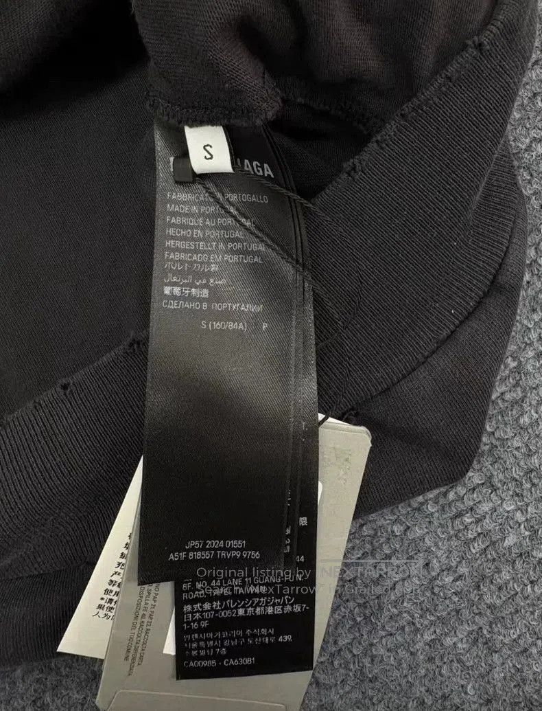 Balenciaga Balenciaga Distressed Coke Hoodie. Size US S / EU 44-46 / 1 - 6 Thumbnail