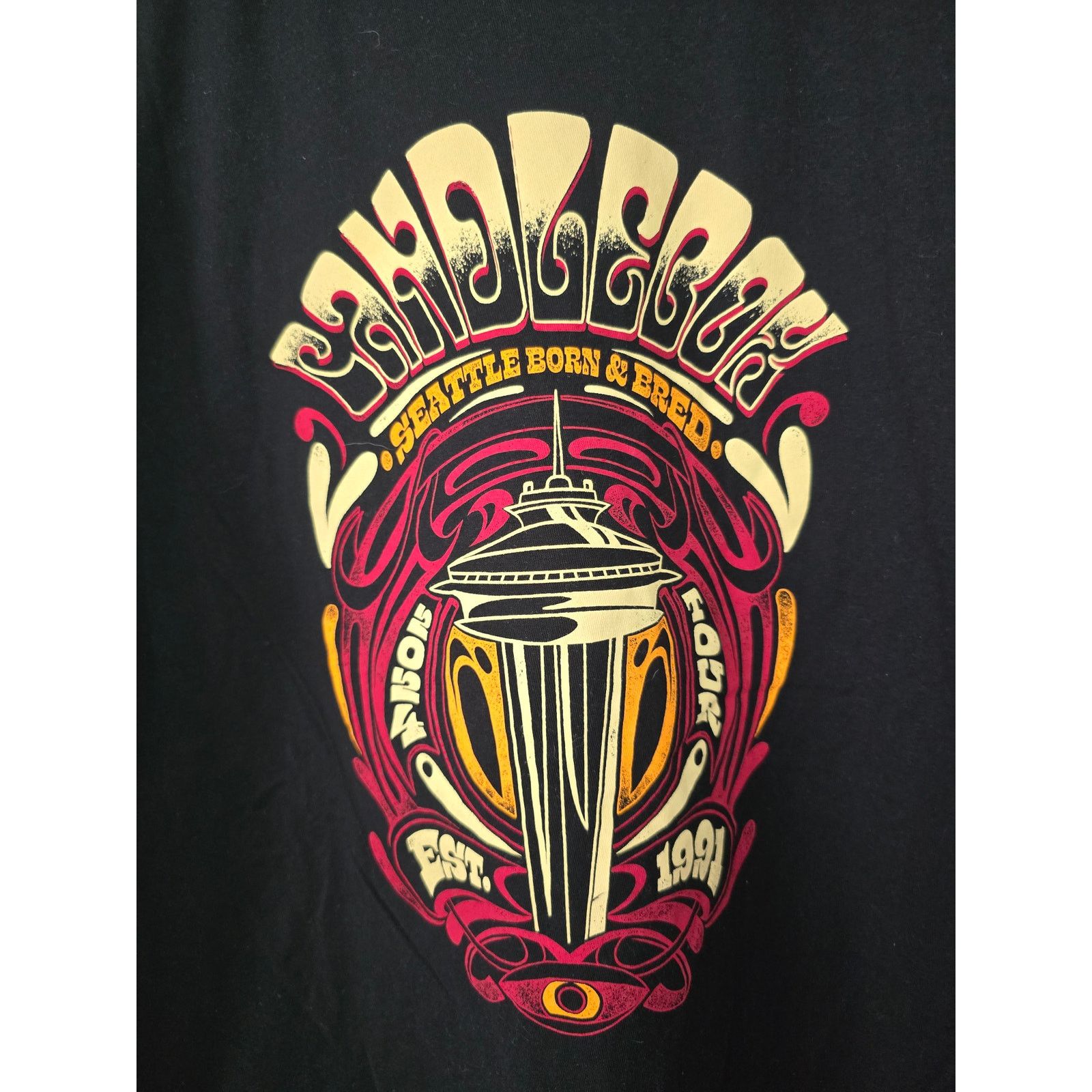 Tultex Candlebox Concert Black 2XL Seattle Rock Band Grunge Tee Size US XXL / EU 58 / 5 - 2 Thumbnail