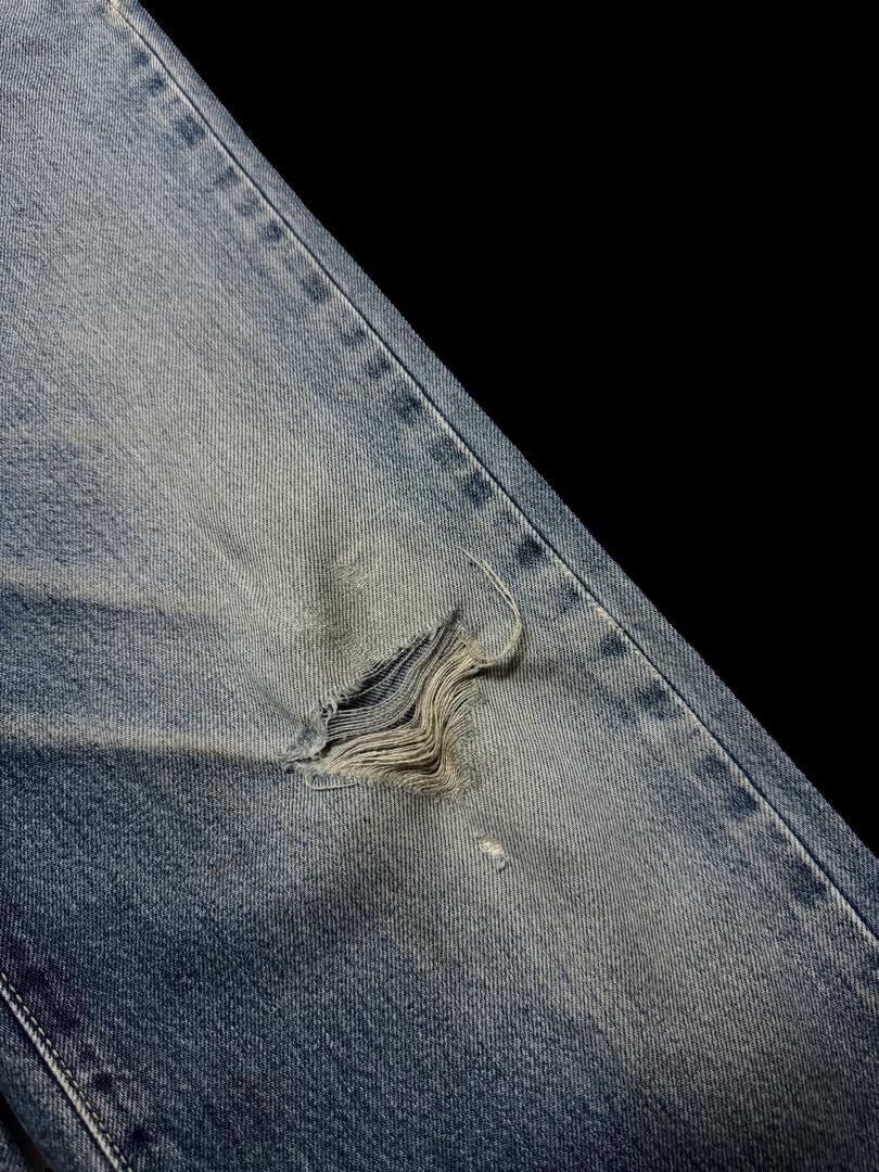 Edwin BAGGY Edwin Us Classic Thrashed Mudwash distressed Wide Jean Size US 29 - 8 Thumbnail