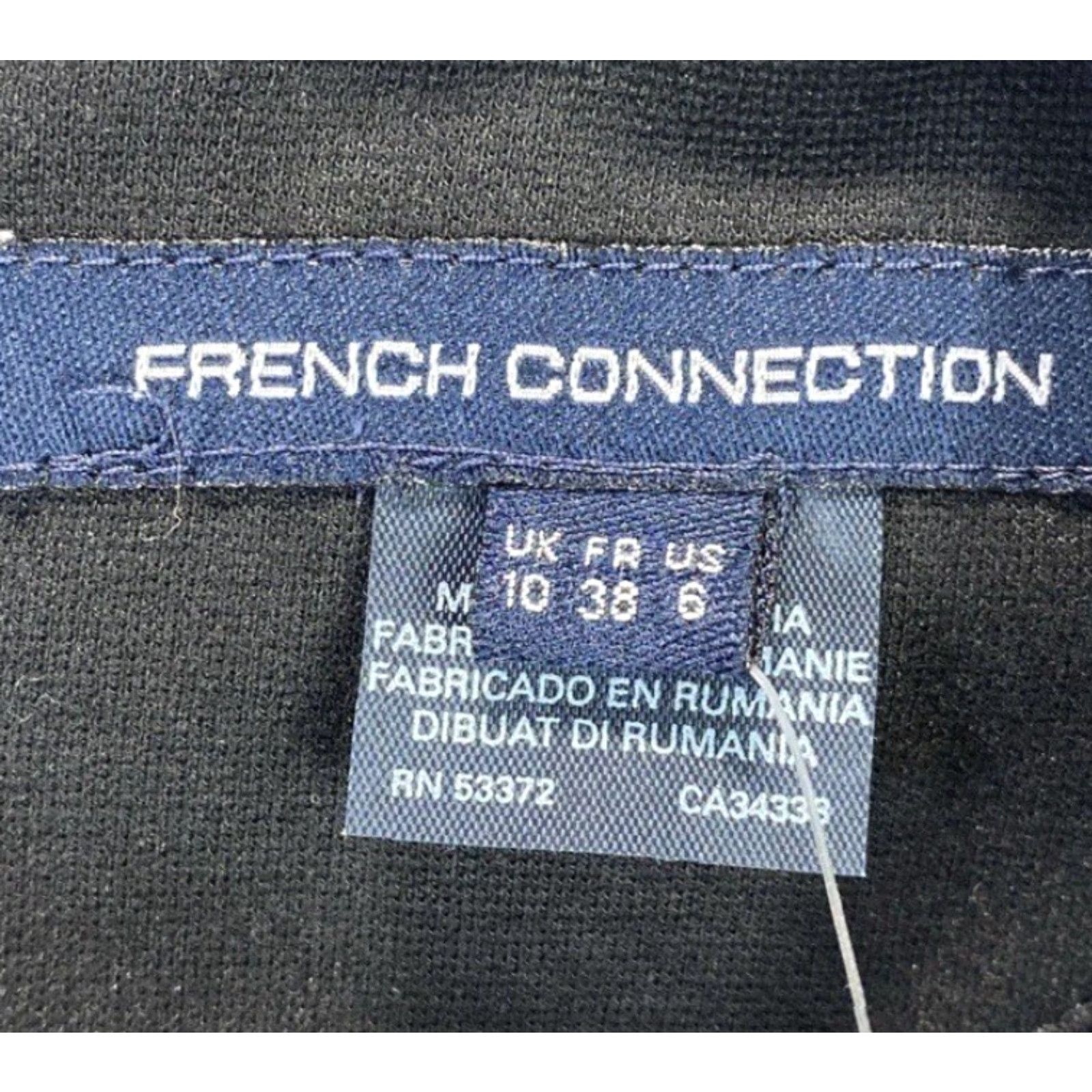 French Connection NEW NWT French Connection Dress Mini Short Sleeve Lace Black Size 6 Womens Regular Spring Casual Daywear Size M / US 6-8 / IT 42-44 - 5 Thumbnail