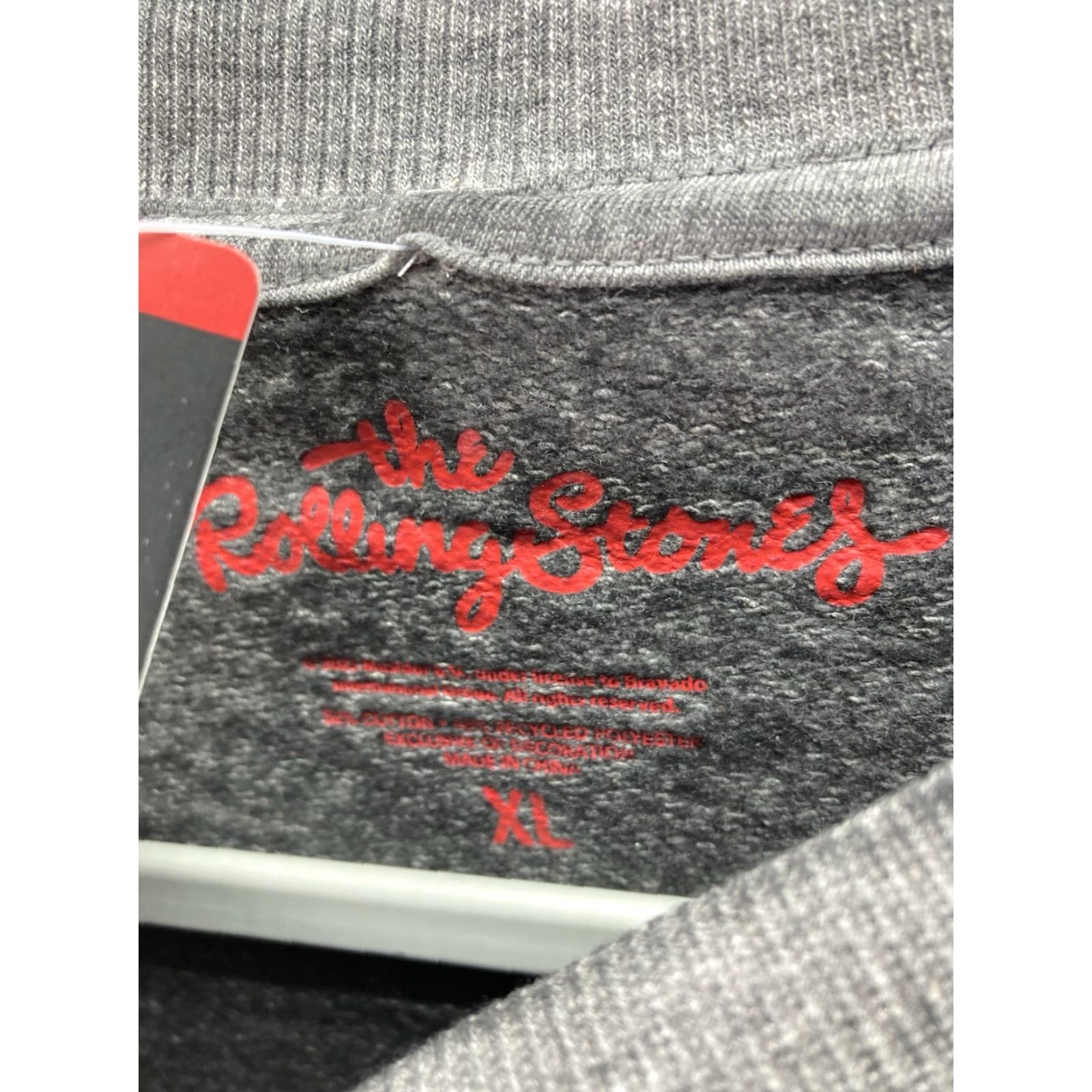 Vintage Rolling Stones Sweatshirt Women Gray XL Band Long Sleeve Pullover NWT Size XL / US 12-14 / IT 48-50 - 7 Thumbnail