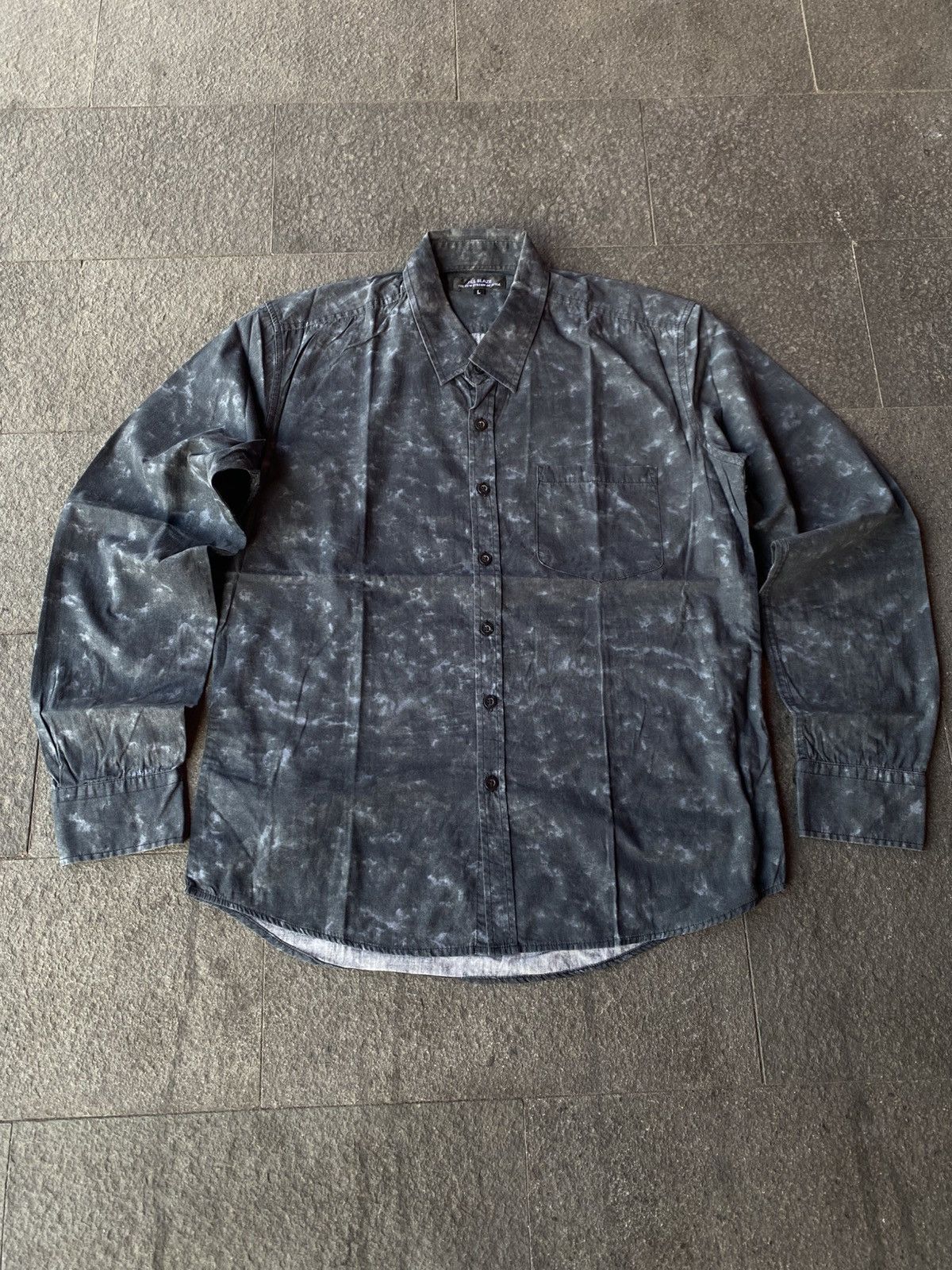 Japanese Brand Jill blaze dyed shirts button ups lgbstyle ifsixwasnine Size US L / EU 52-54 / 3 - 1 Thumbnail