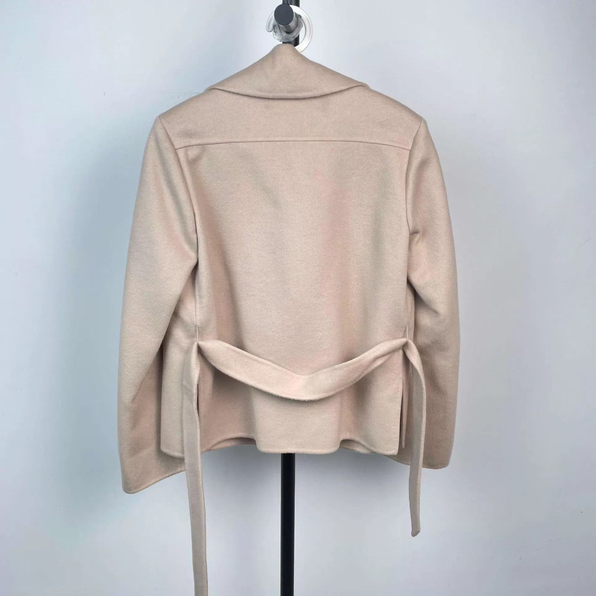 Max Mara Mx 97 New Khaki Belted Short Jacket Women's 155 Size XS / US 0-2 / IT 36-38 - 2 Thumbnail