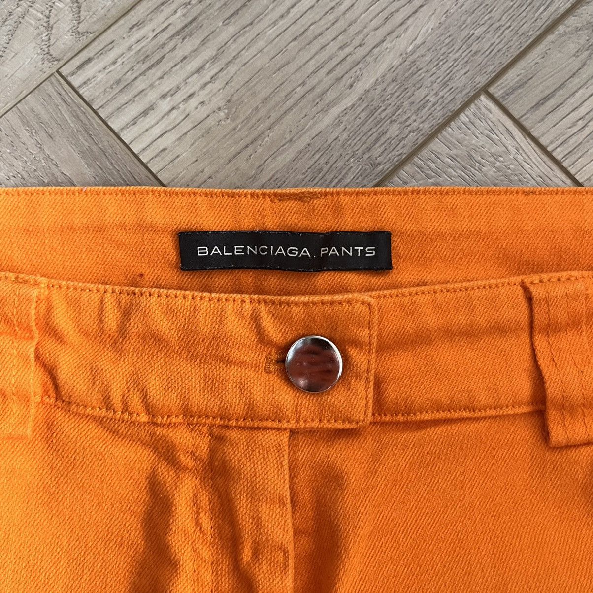 Balenciaga Balenciaga SS10 RTW Orange Jeans by Nicolas Ghesquière Size 28" / US 6 / IT 42 - 2 Thumbnail