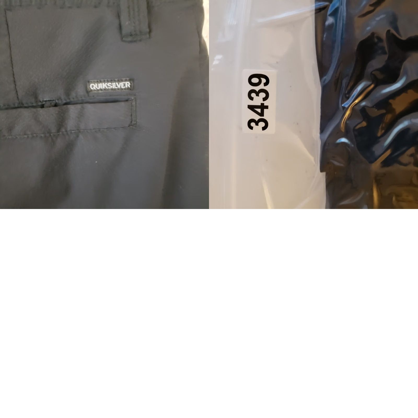 Quiksilver Quiksilver Bermuda Shorts Black Amphibian Regular 32x10 Men's Quick Dry Stretch Pockets Beach Summer 4-Way Spandex Polyester Size US 32 / EU 48 - 9 Thumbnail