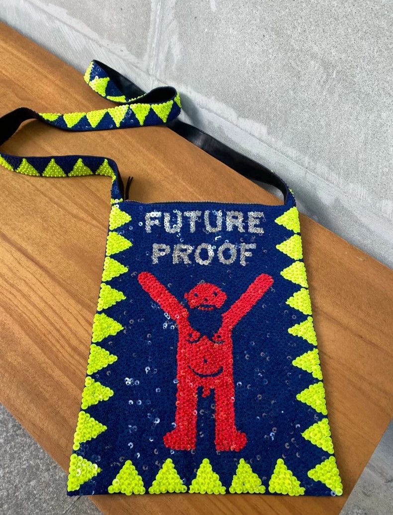 Walter Van Beirendonck Walter Van Beirendonck Beaded Cross Body Bag 2501-Nextarro Size ONE SIZE - 1 Thumbnail