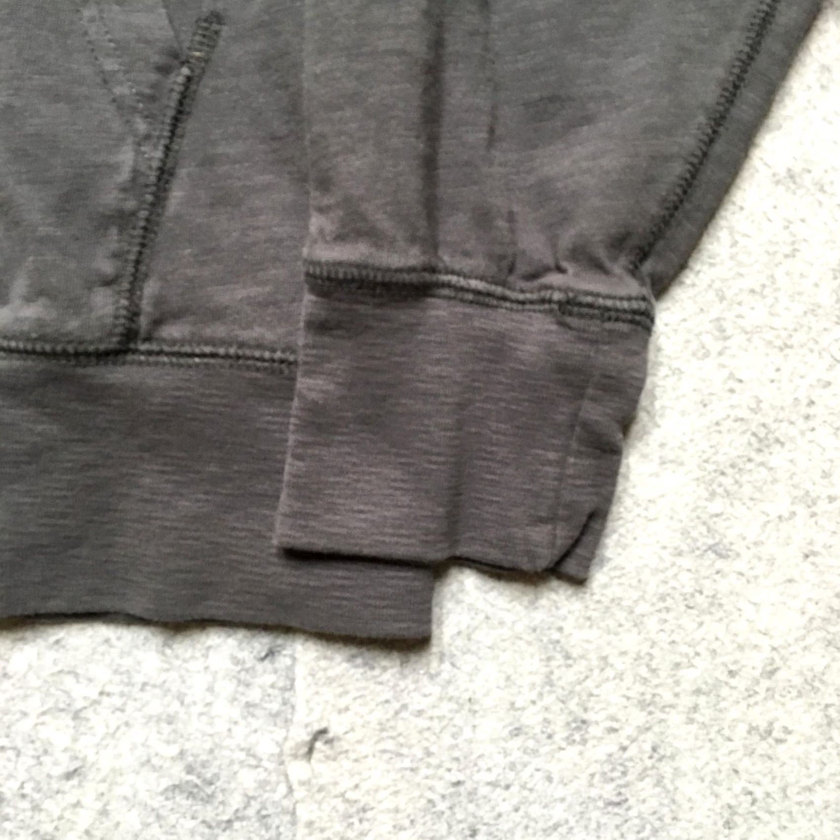 J.Crew J.Crew Hoodie Mens Large Gray Garment-Dyed Slub Cotton Pullover Jersey Size US L / EU 52-54 / 3 - 2 Thumbnail