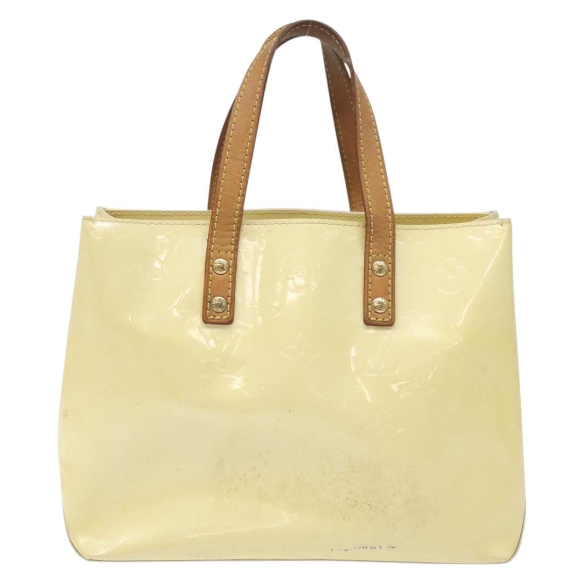 Louis Vuitton LOUIS VUITTON Monogram Vernis Reade PM Hand Bag Perle M91336 Size ONE SIZE - 2 Thumbnail