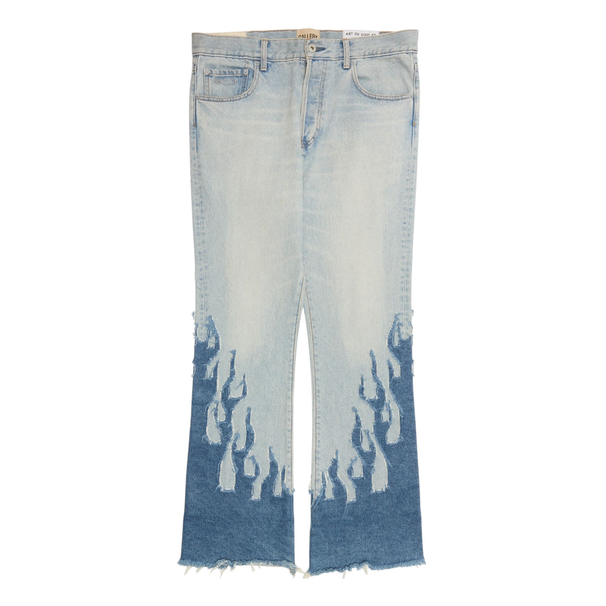 Gallery Dept. Gallery Department LA Blvd Flared Jeans Indigo Size US 33 - 1 Thumbnail